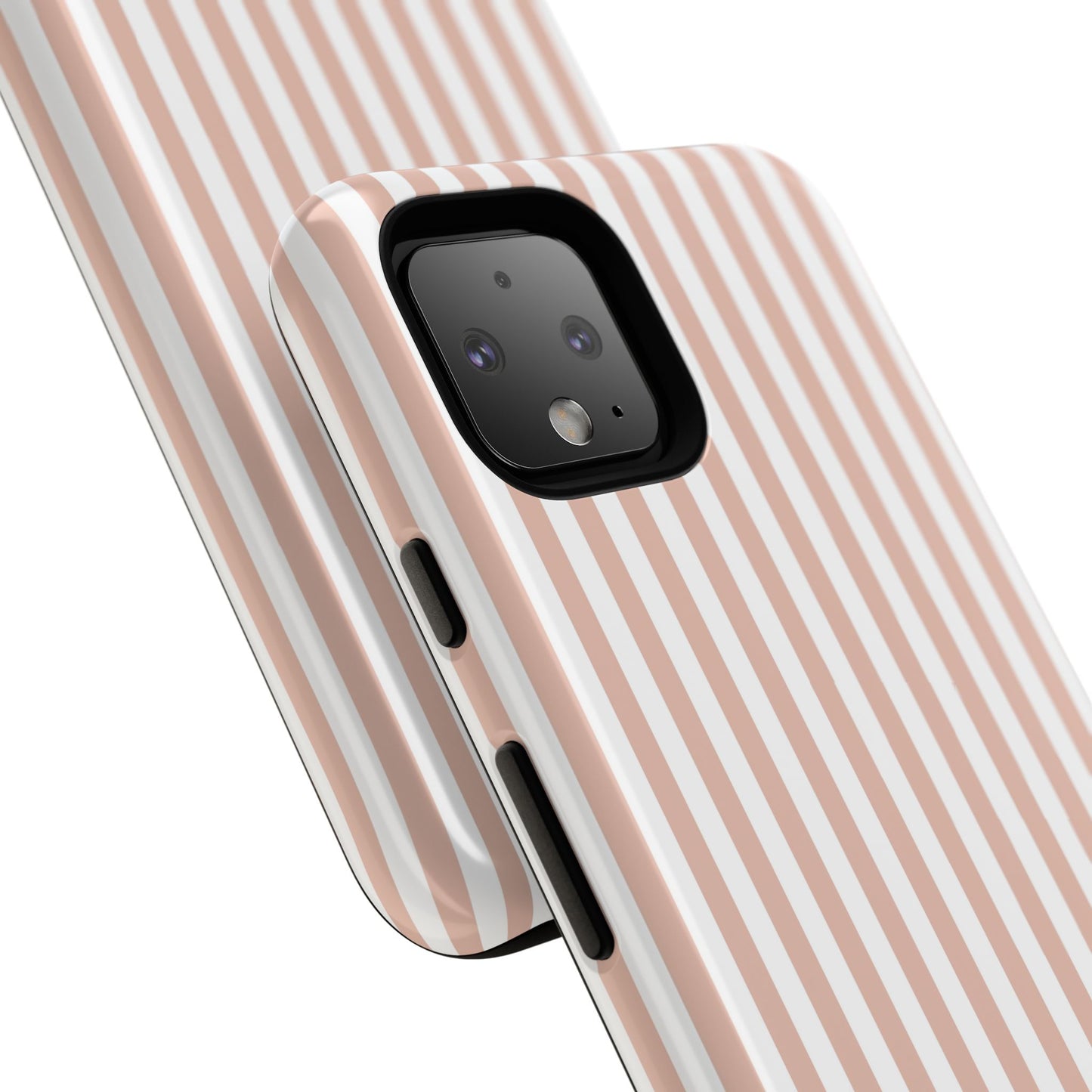 Blush & White Stripe Google Pixel Case
