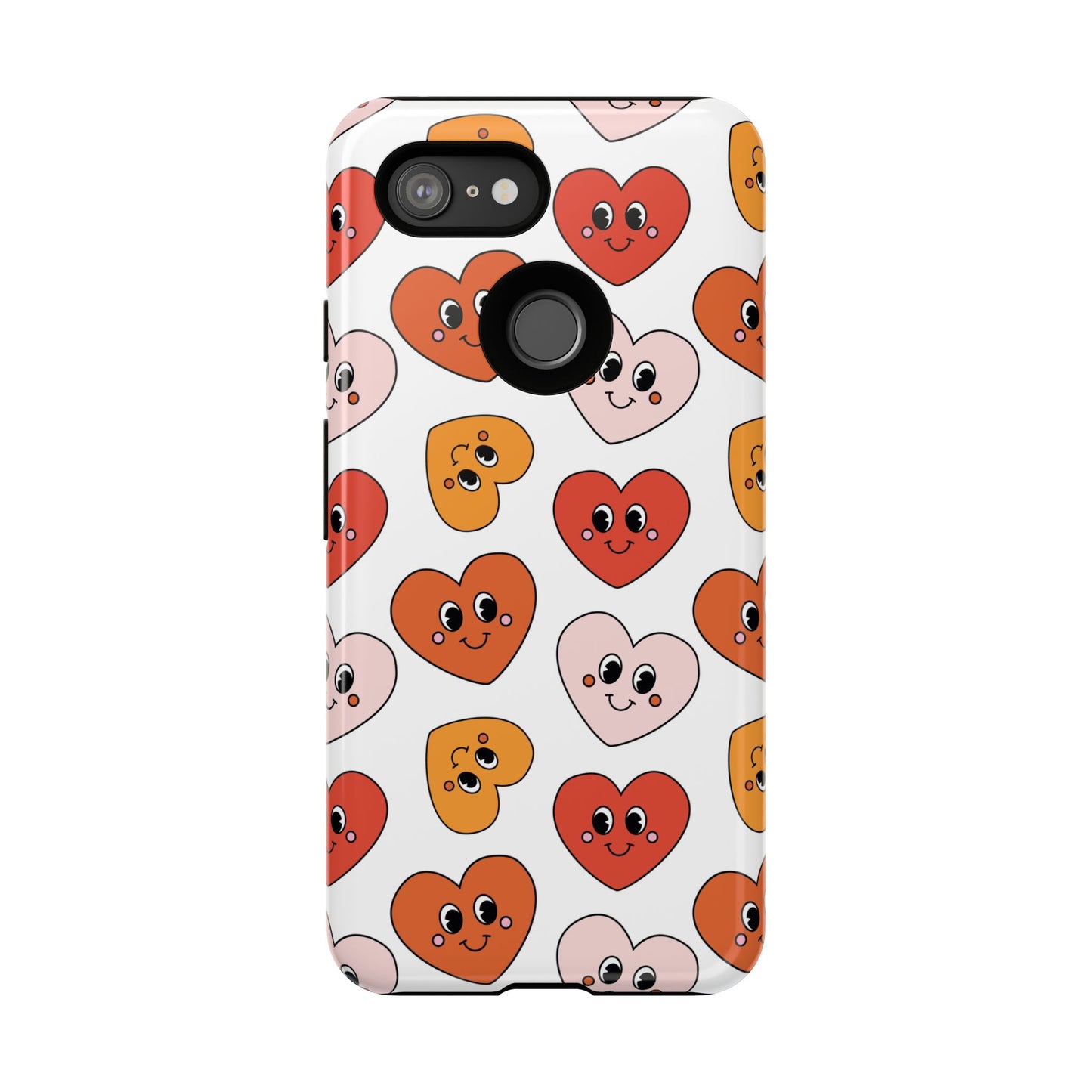 Smiley Heart Faces Google Pixel Case