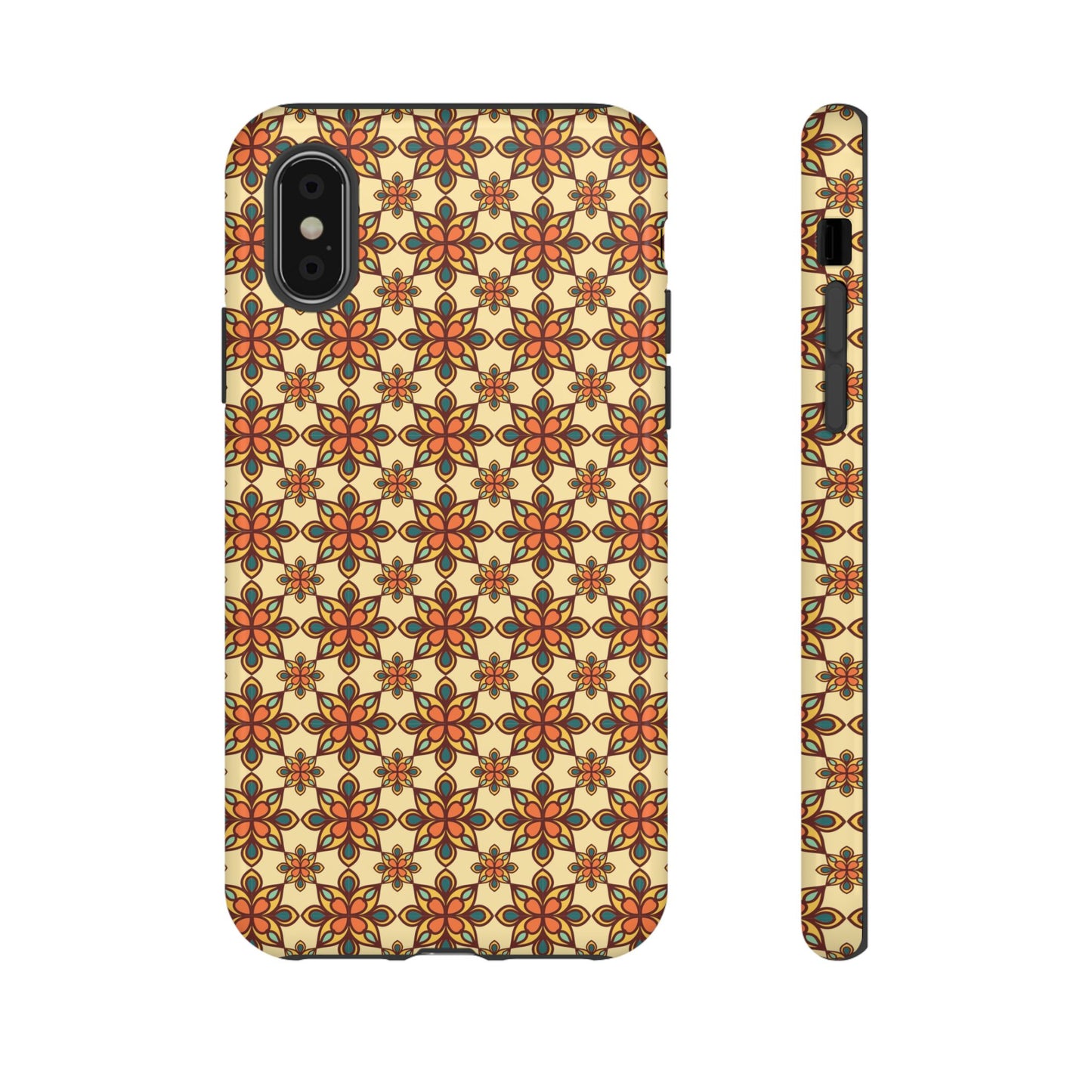 Retro Mandala Floral iPhone Case