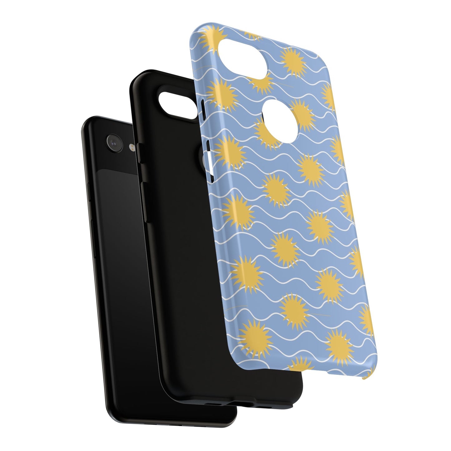 Sunny Waves Blue Google Pixel Case