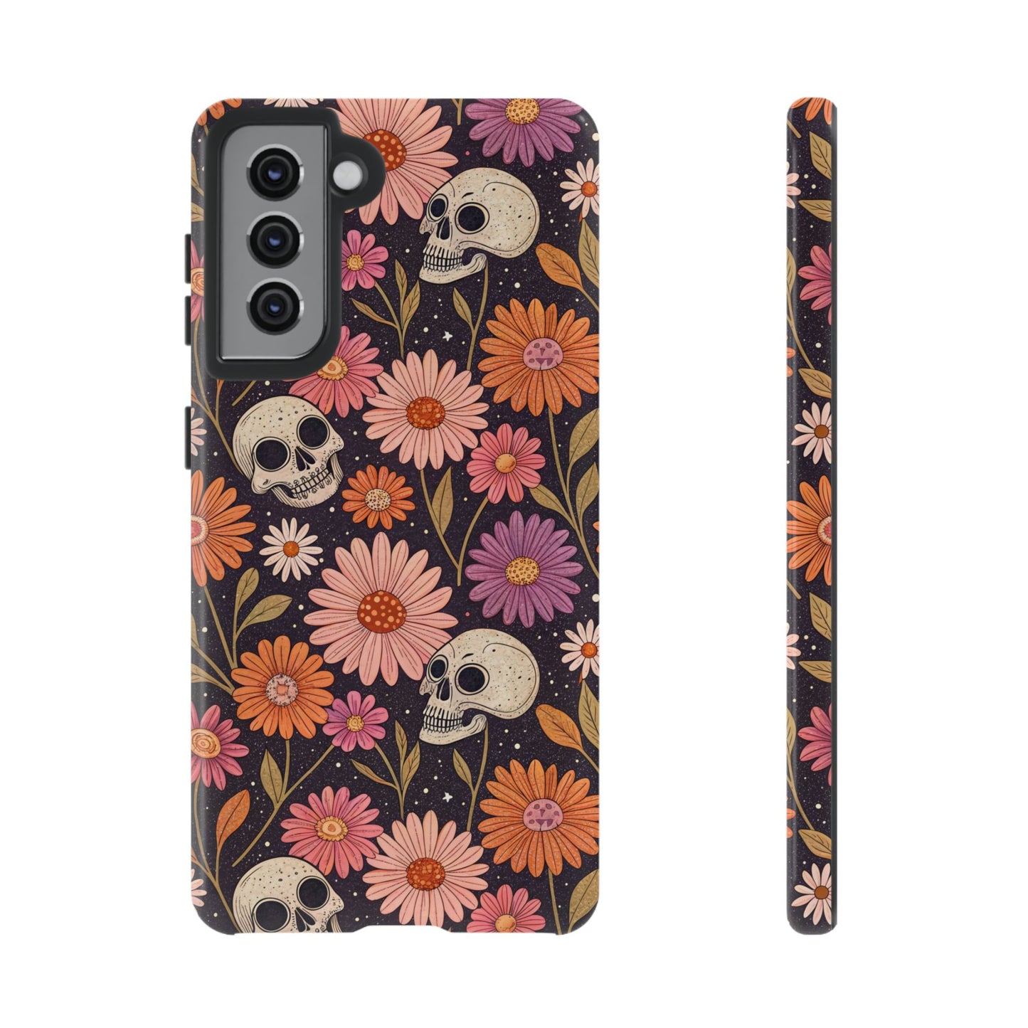 Skulls & Fall Florals Samsung Case