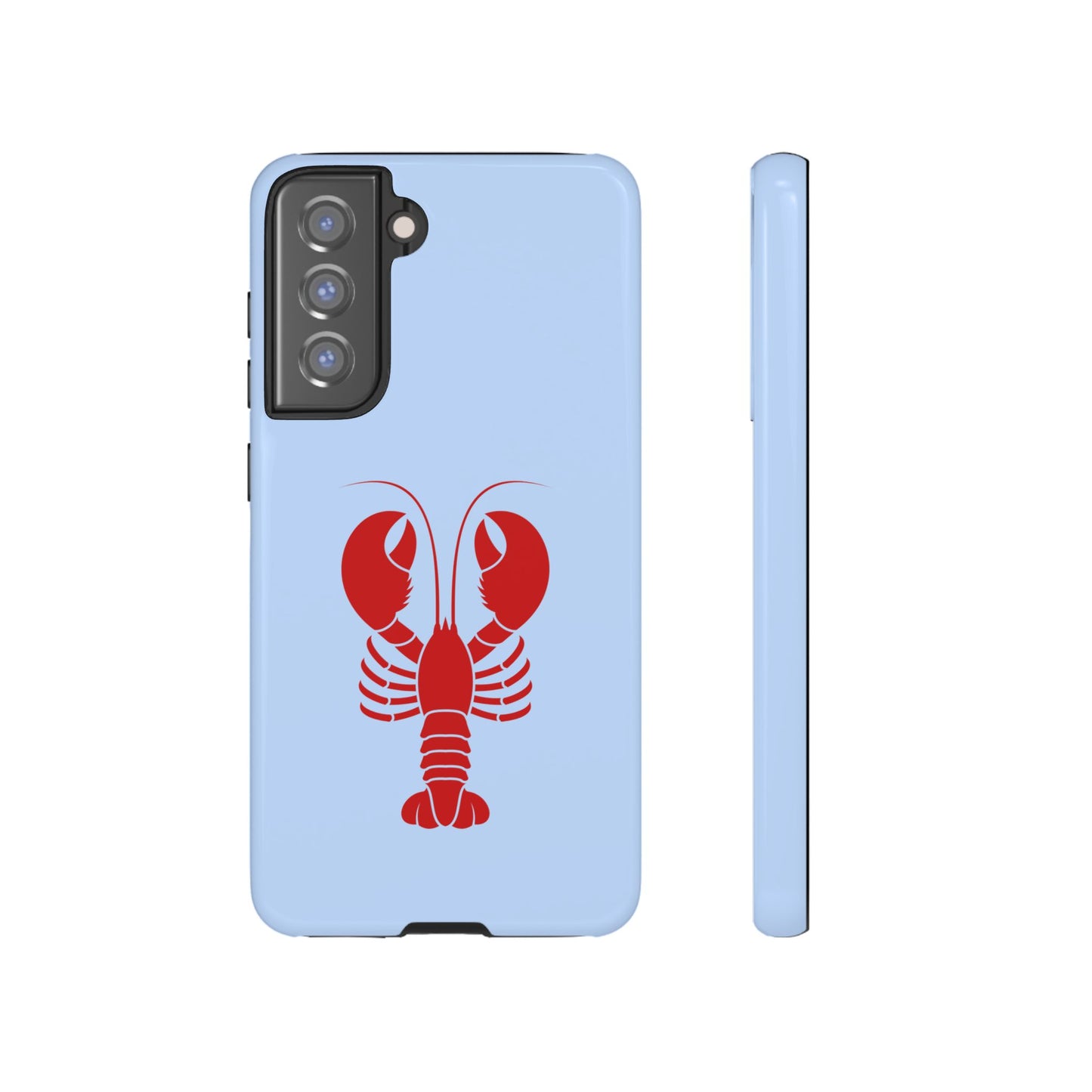 Red Lobster on Sky Blue Samsung Case