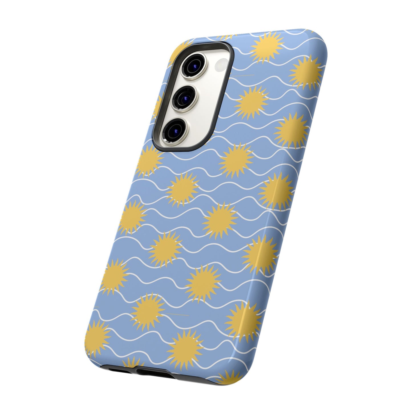 Sunny Waves Blue Samsung Case
