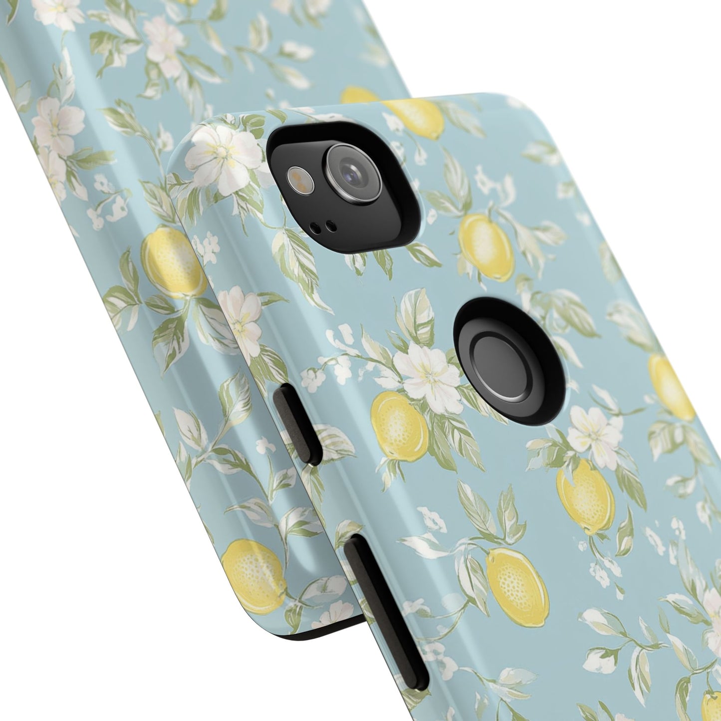 Lemon Blossom Blue Google Pixel Case