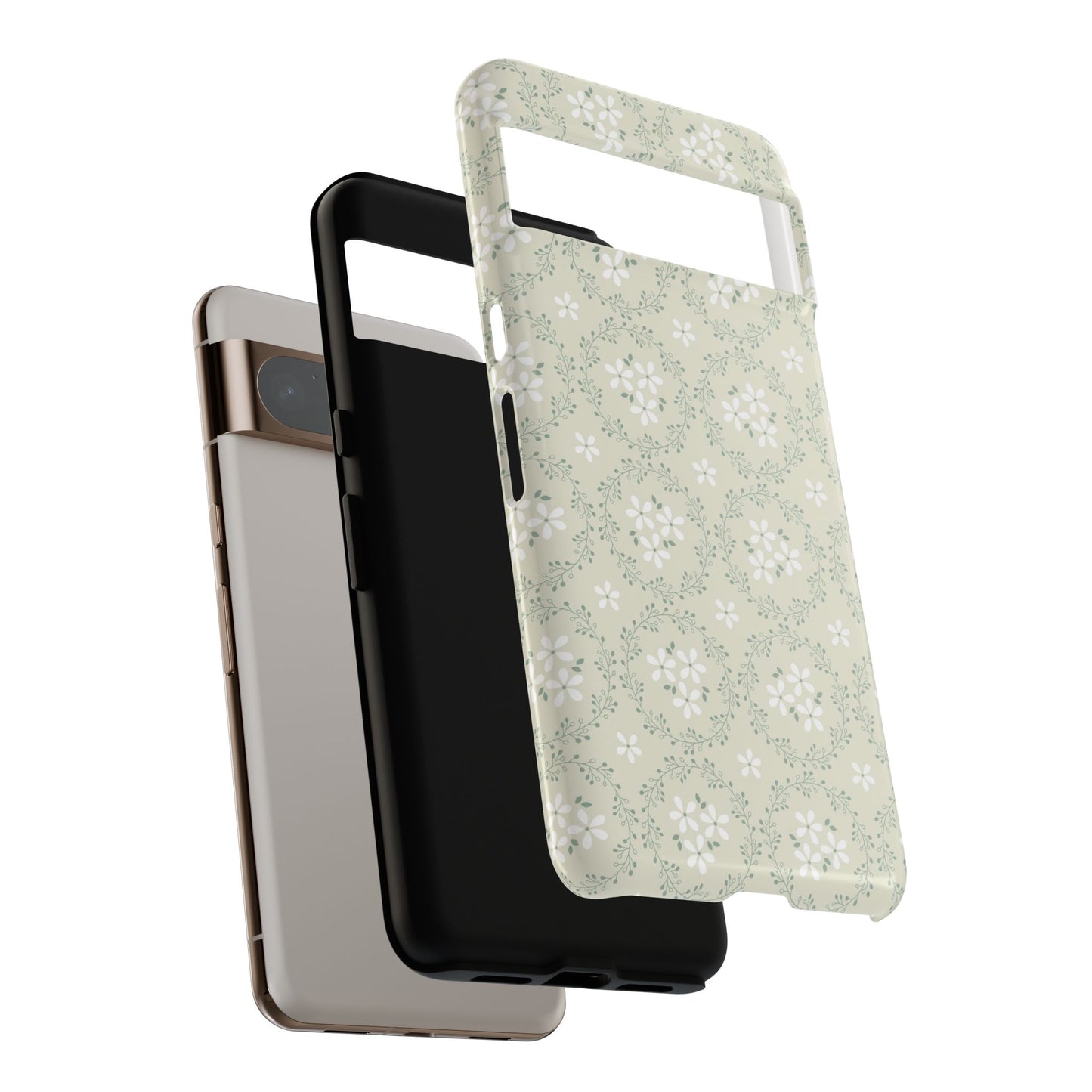 Vintage Daisy Wreath Google Pixel Case