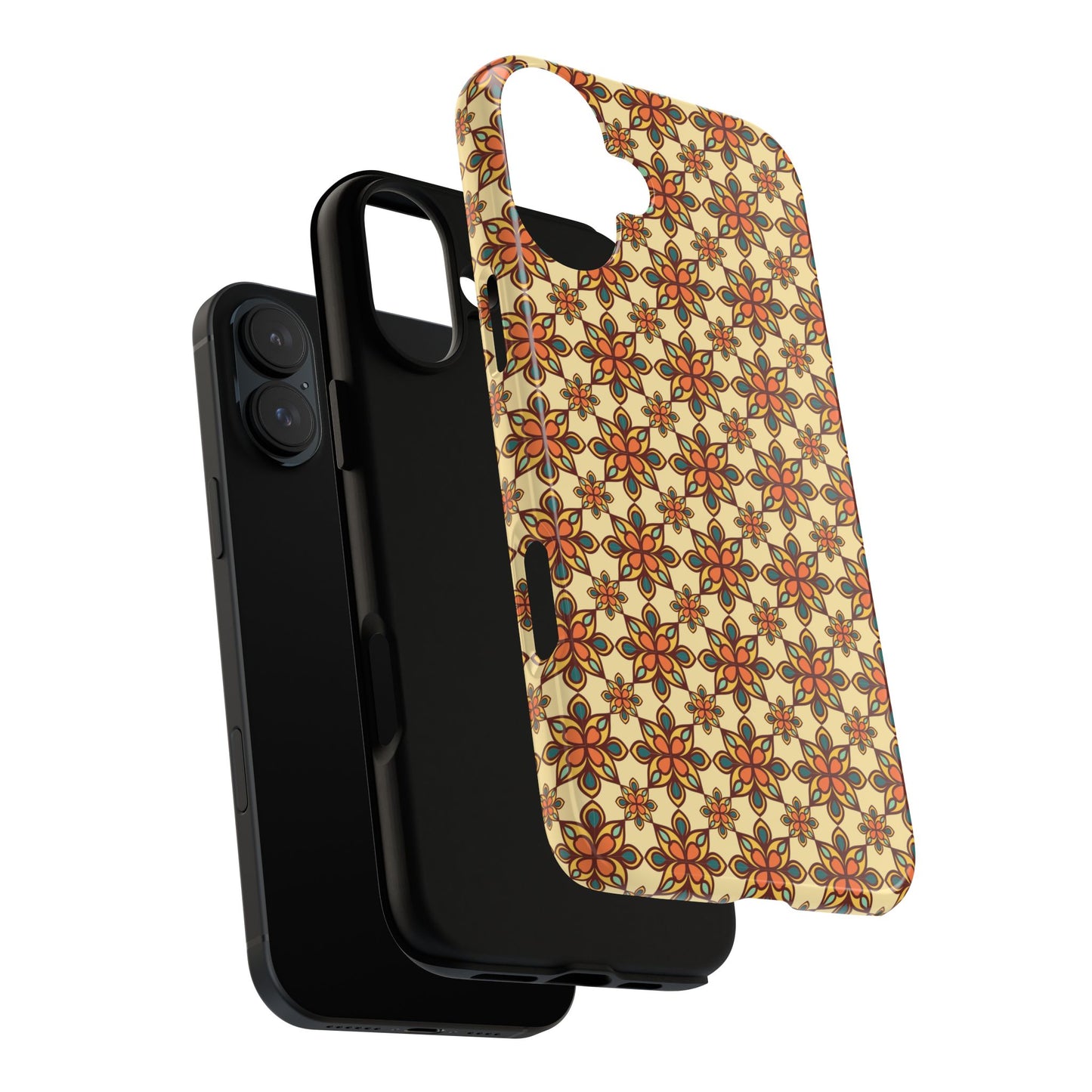 Retro Mandala Floral iPhone Case