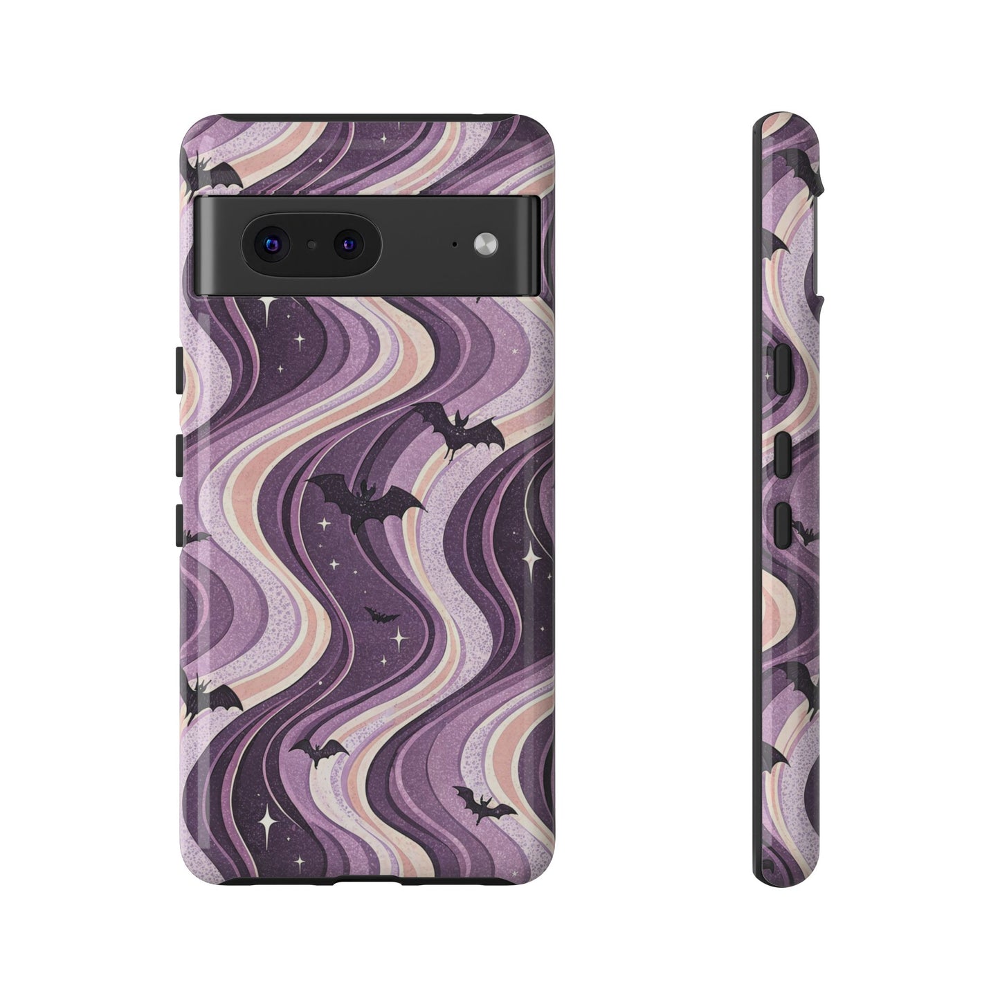 Retro Bats & Swirls Google Pixel Case