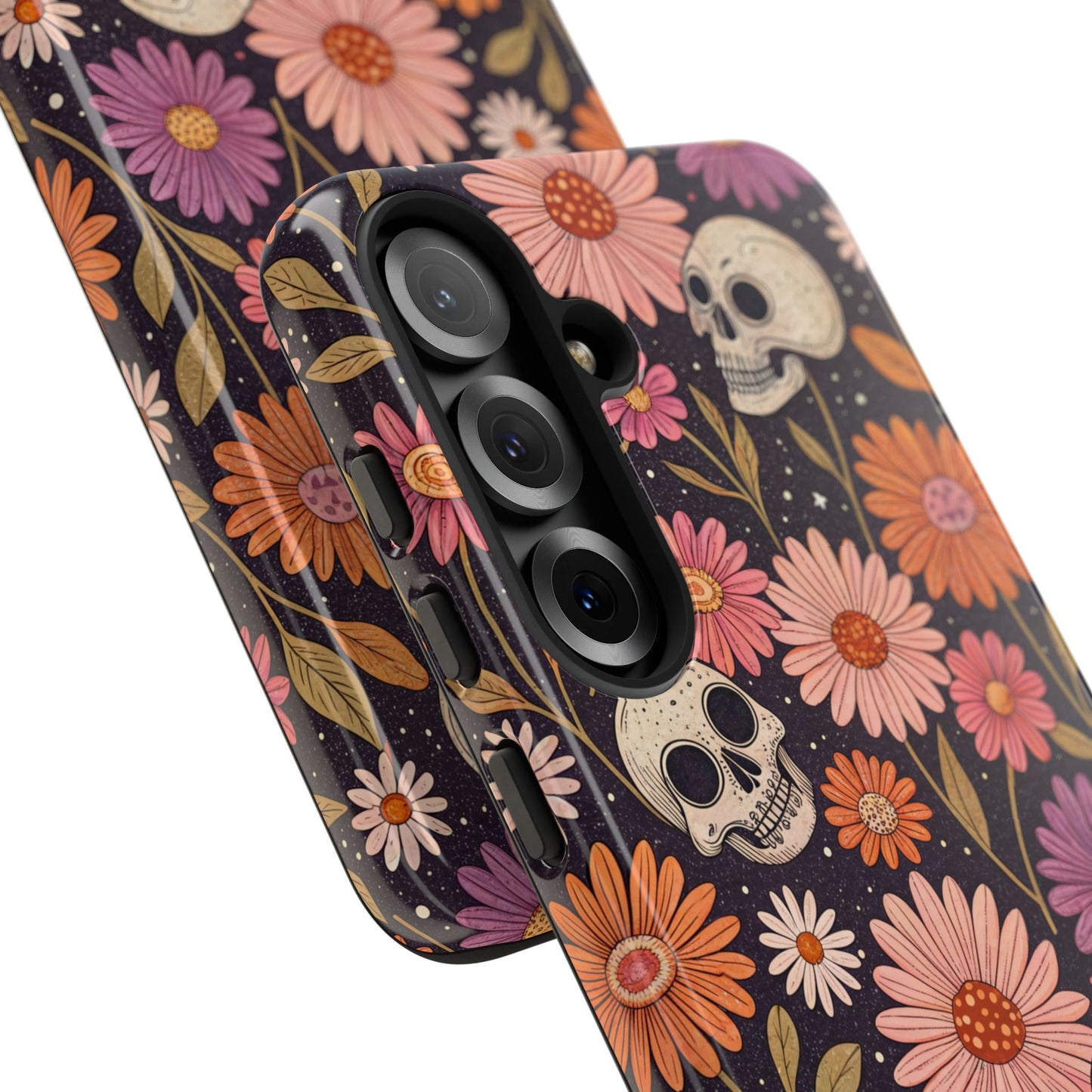 Skulls & Fall Florals Samsung Case