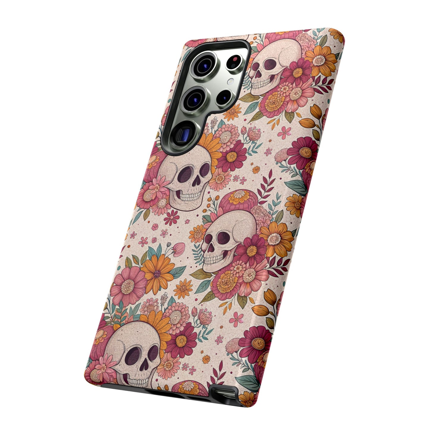 Floral Skull Samsung Case