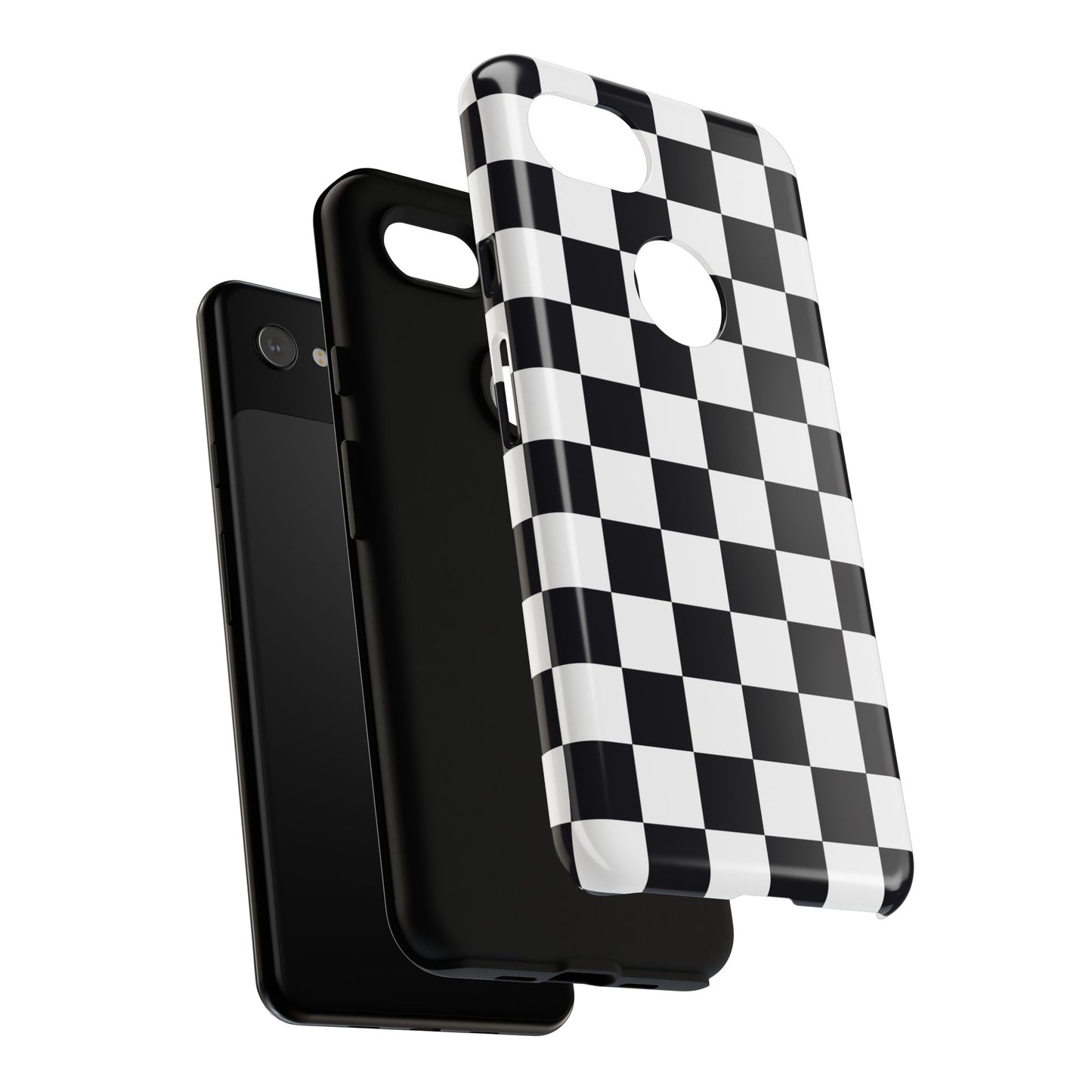 Black & White Checkerboard Google Pixel Case