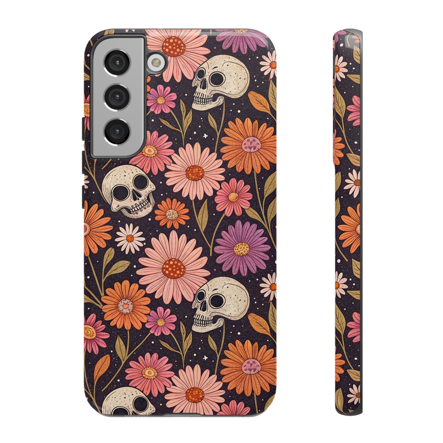 Skulls & Fall Florals Samsung Case