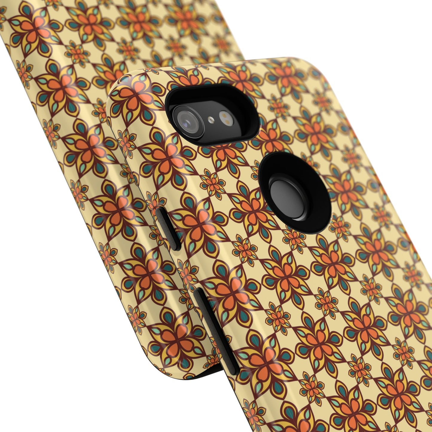 Retro Mandala Floral Google Pixel Case