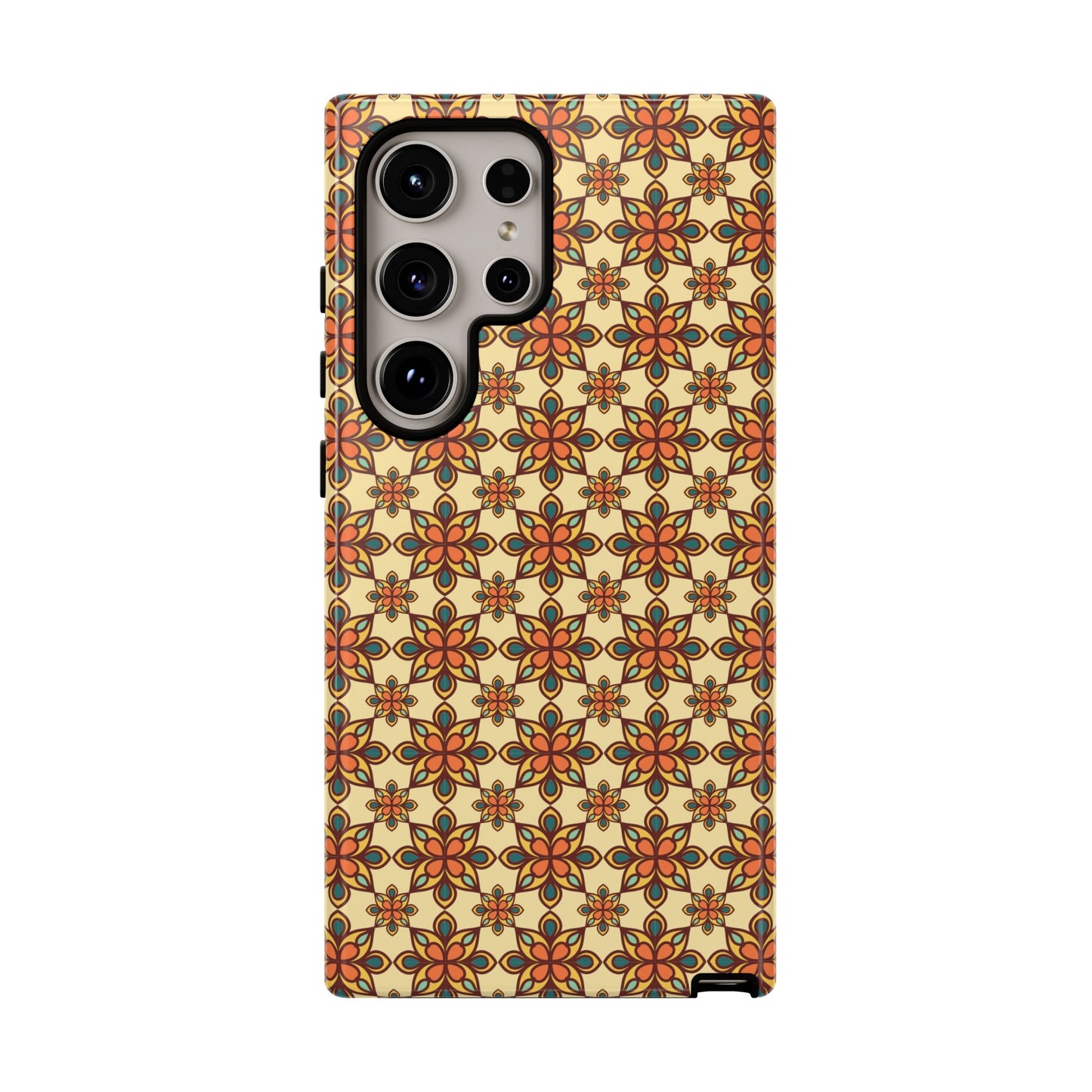 Retro Mandala Floral Samsung Galaxy Case
