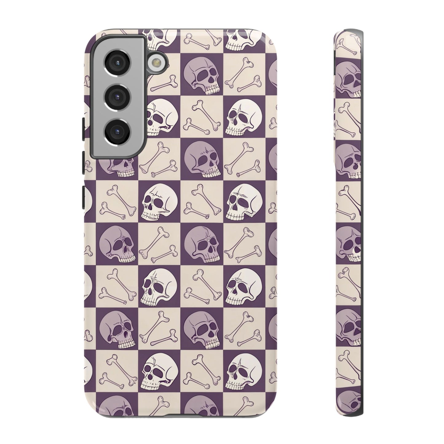 Skull & Bones Checkered Samsung Case