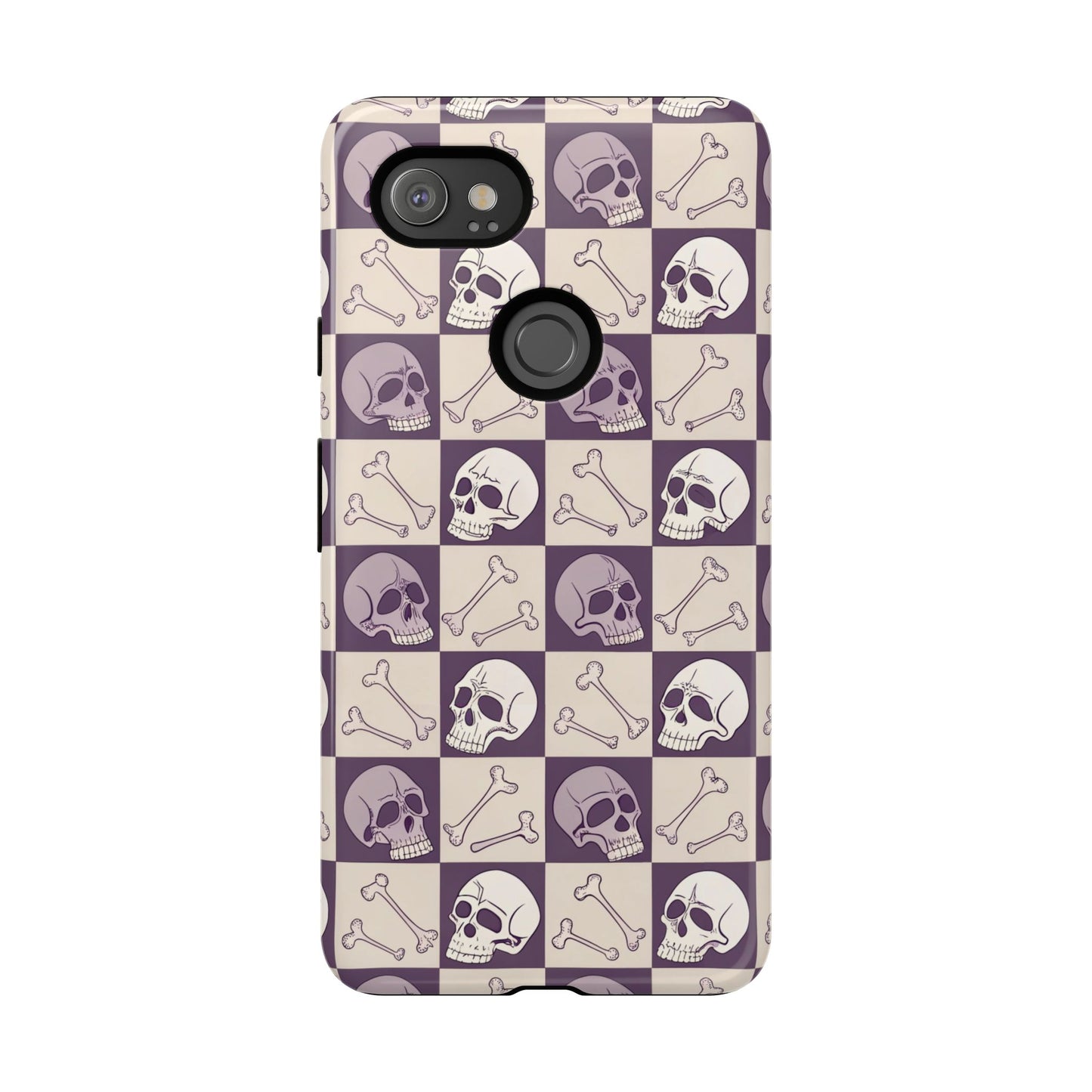 Skull & Bones Checkered Google Pixel Case