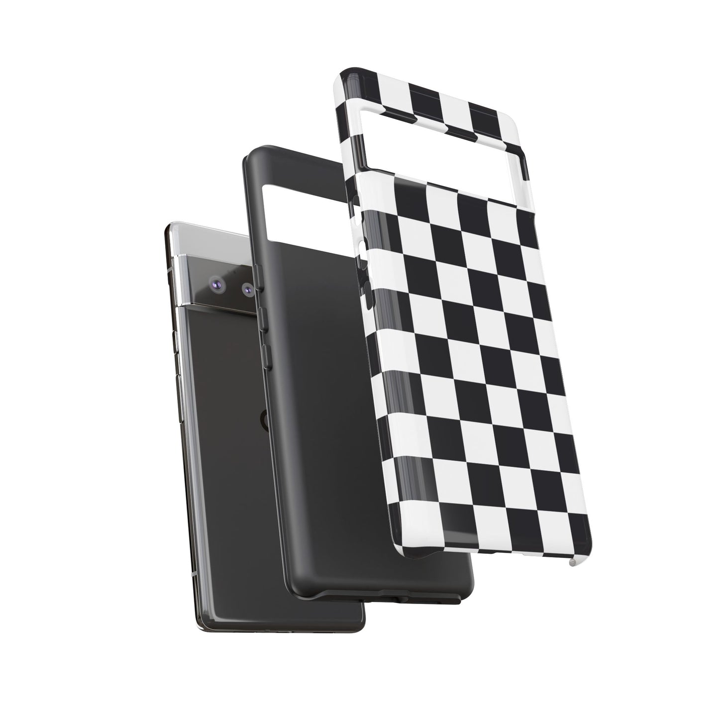 Black & White Checkerboard Google Pixel Case