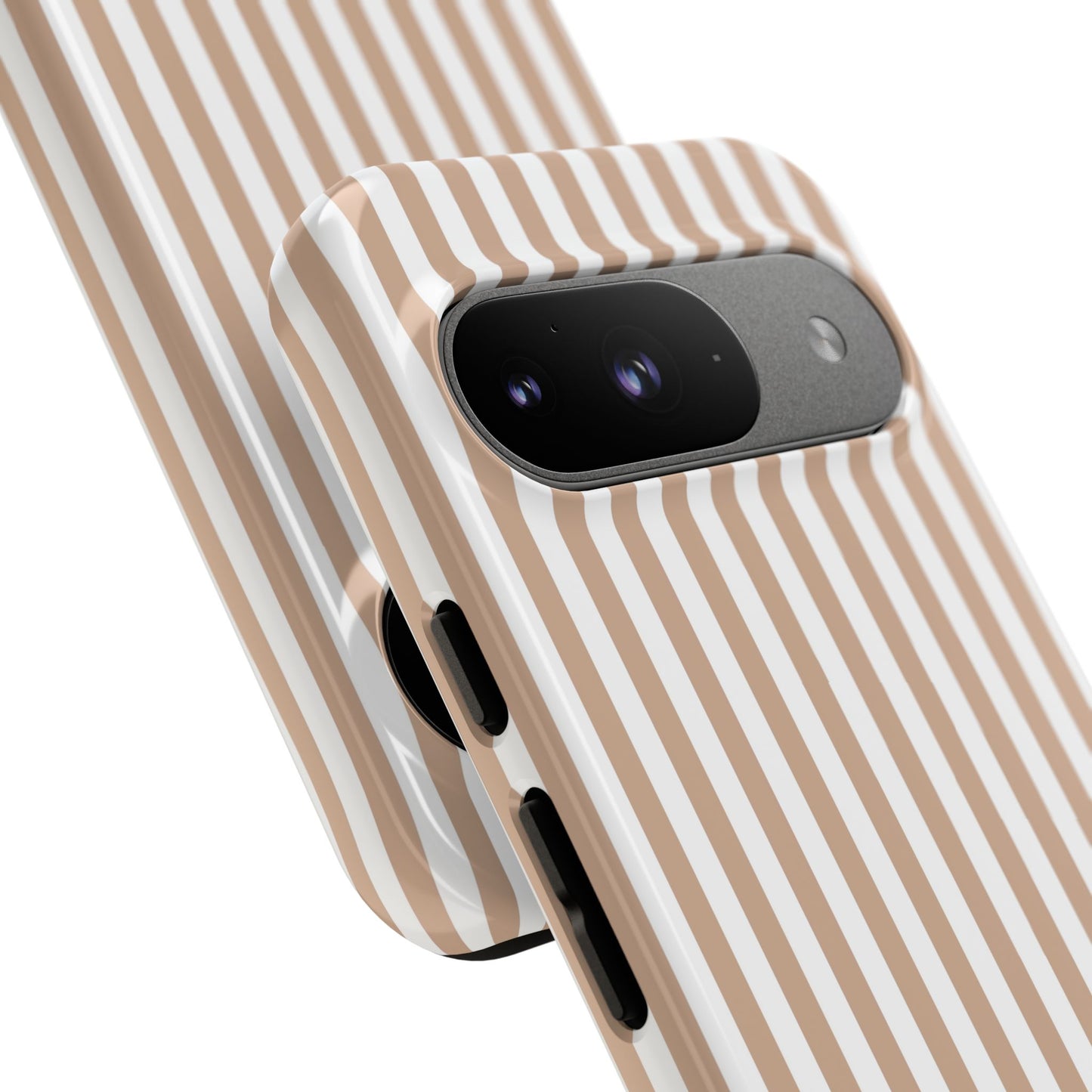 Tan & White Stripe Google Pixel Case