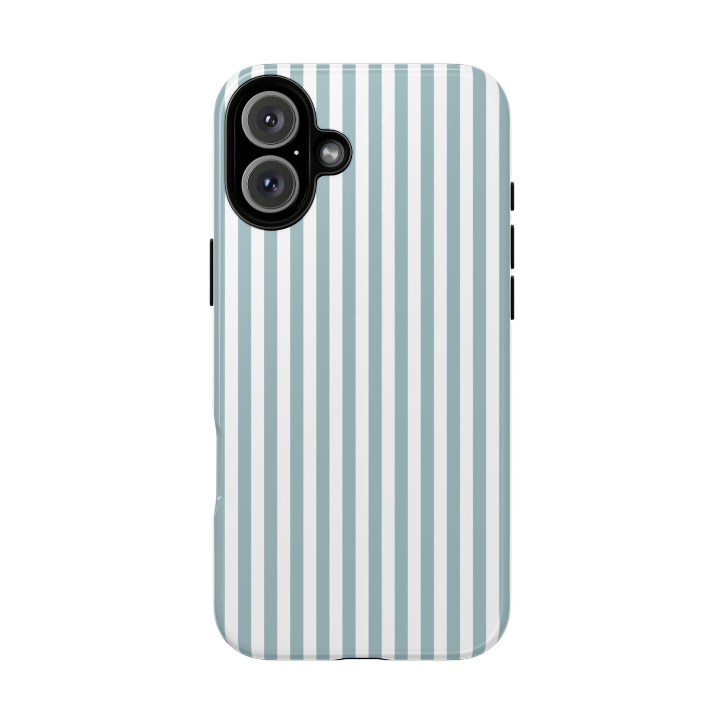 Blue & White Stripe iPhone Case