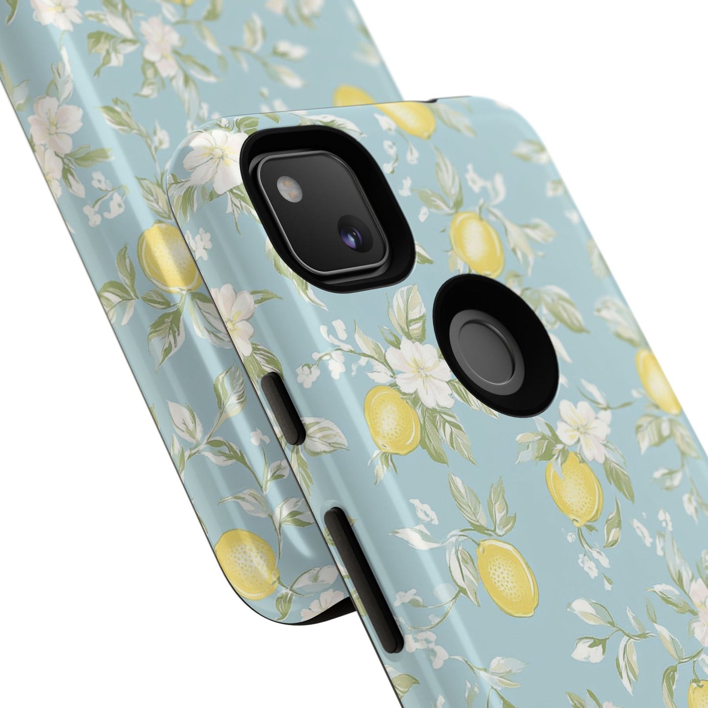 Lemon Blossom Blue Google Pixel Case
