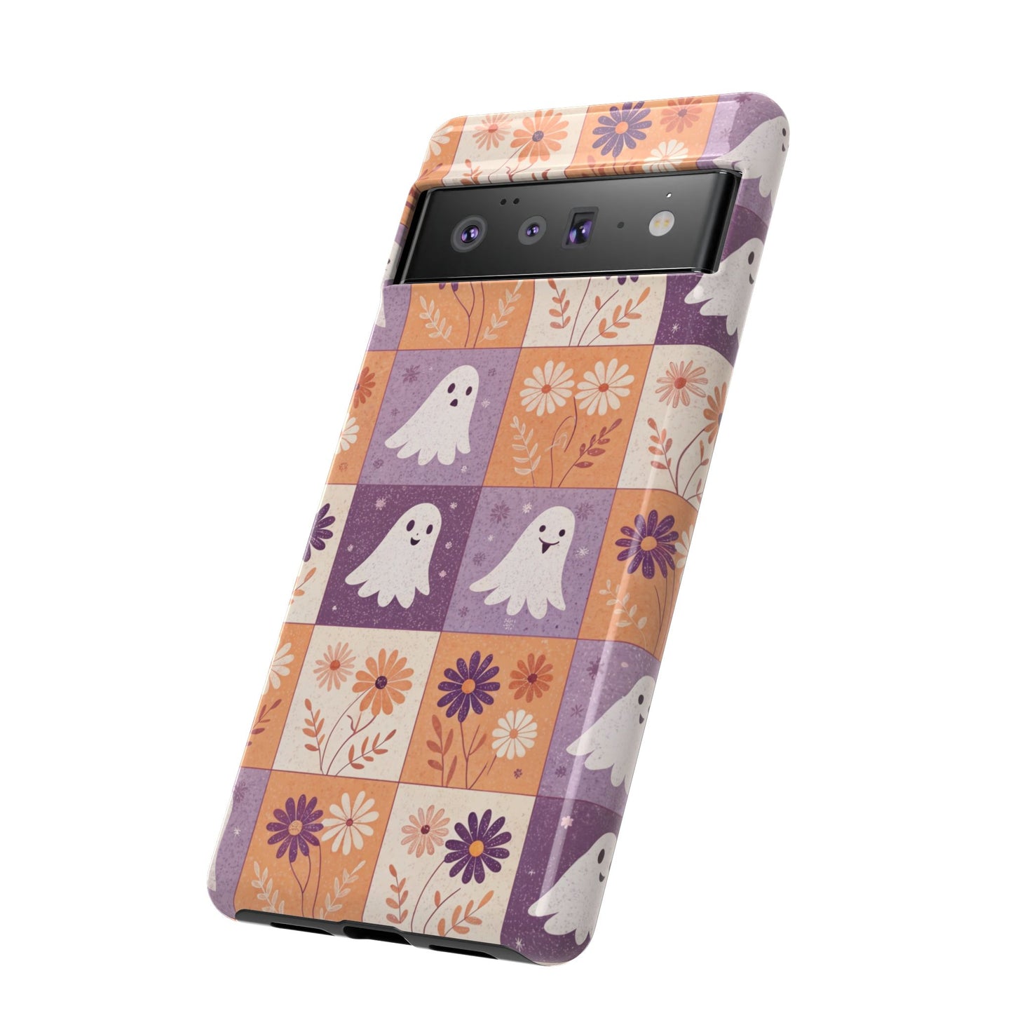 Ghost Floral Checkerboard Google Pixel Case
