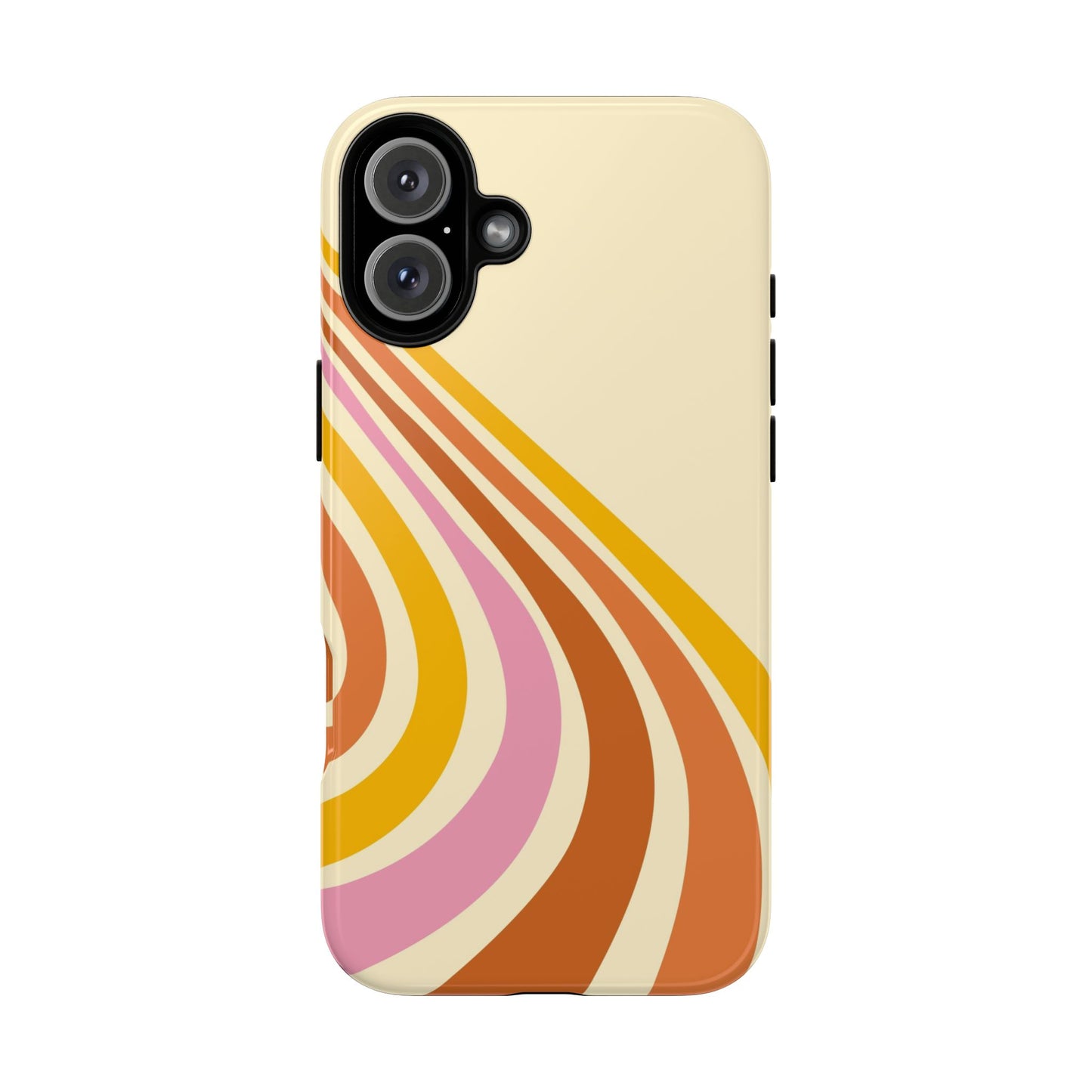 Retro Wave Swirl iPhone Case