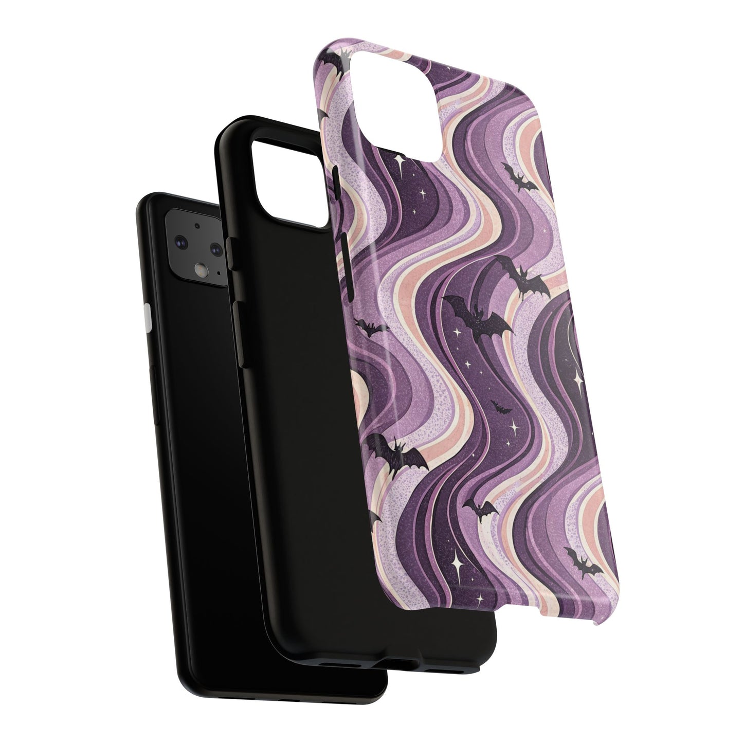 Retro Bats & Swirls Google Pixel Case