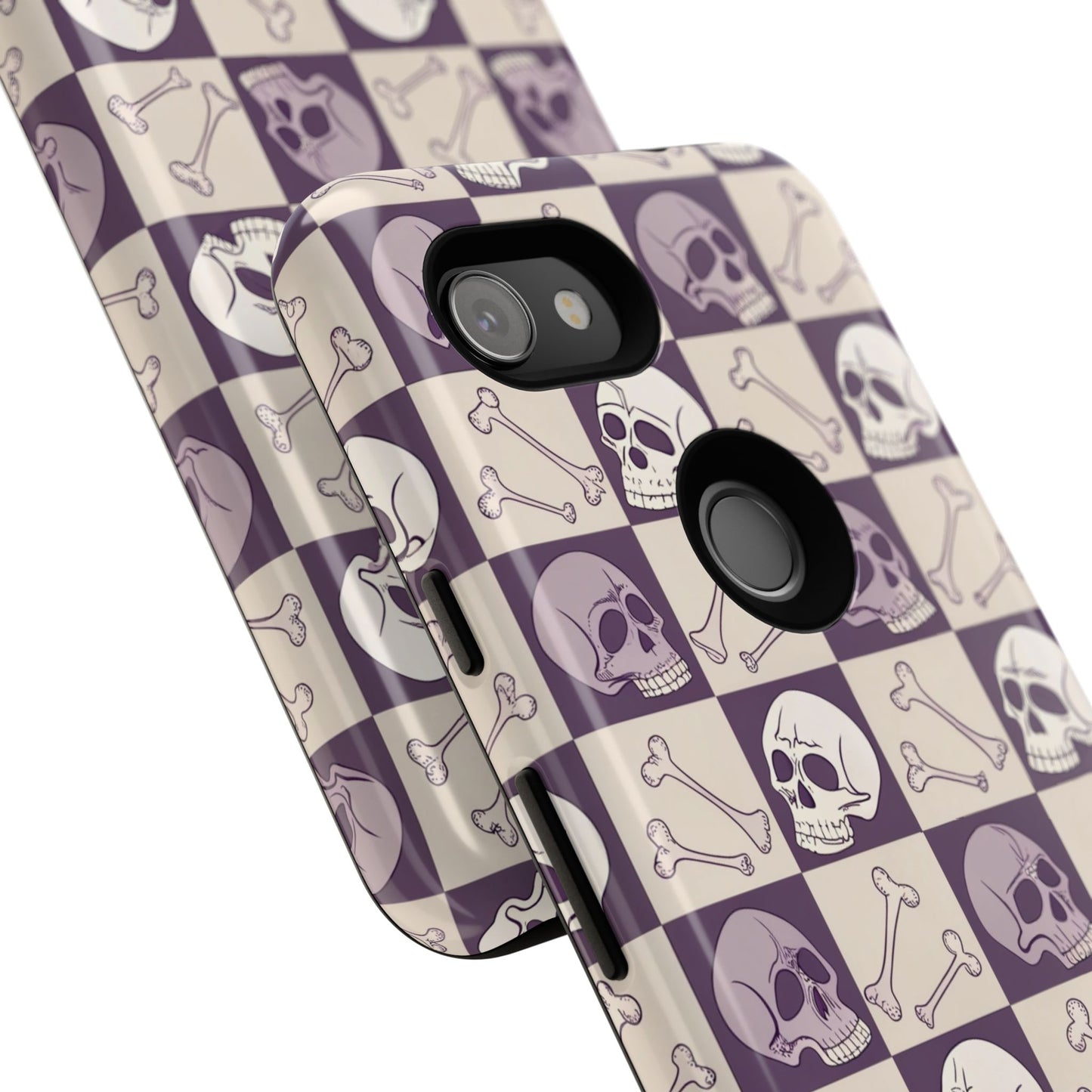 Skull & Bones Checkered Google Pixel Case