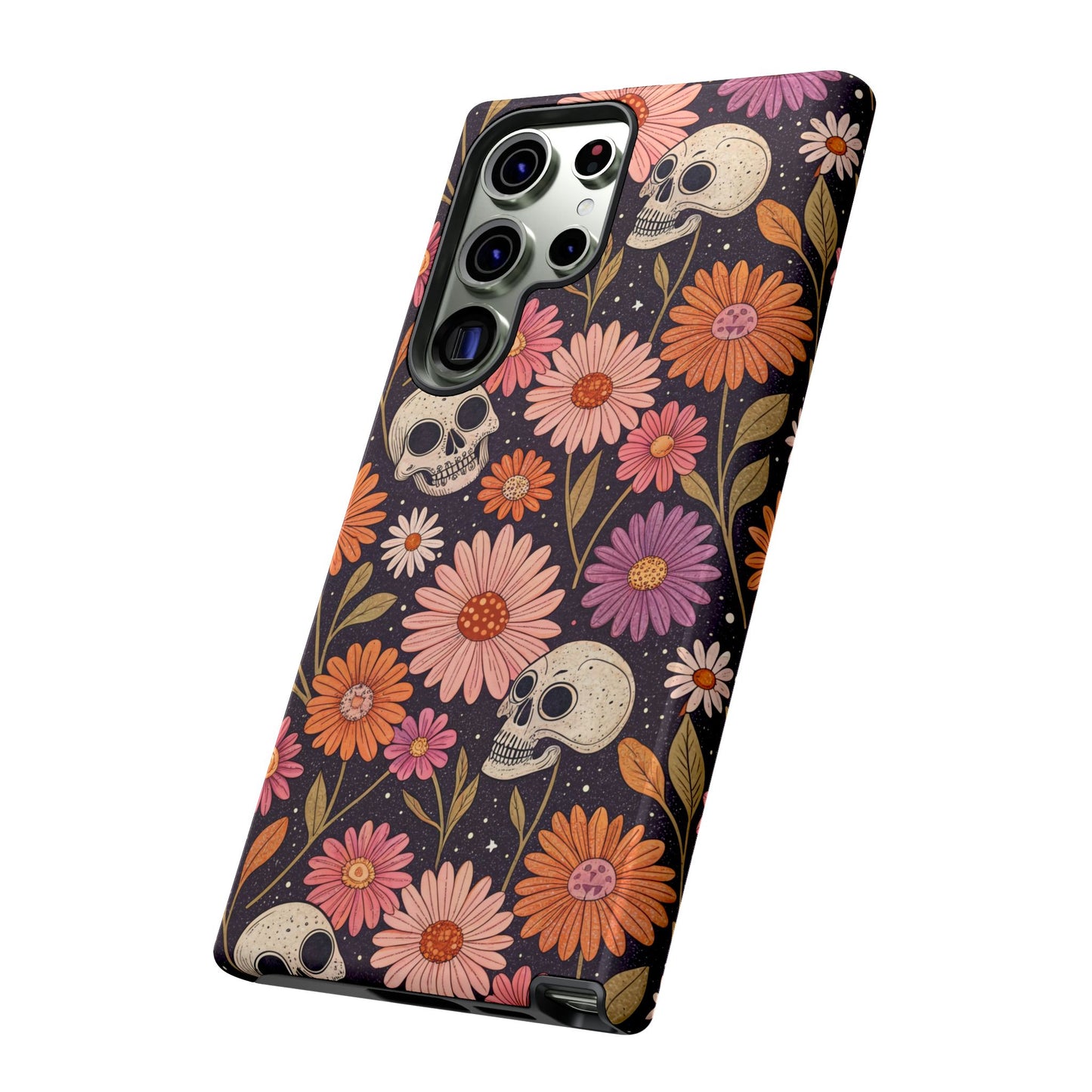Skulls & Fall Florals Samsung Case