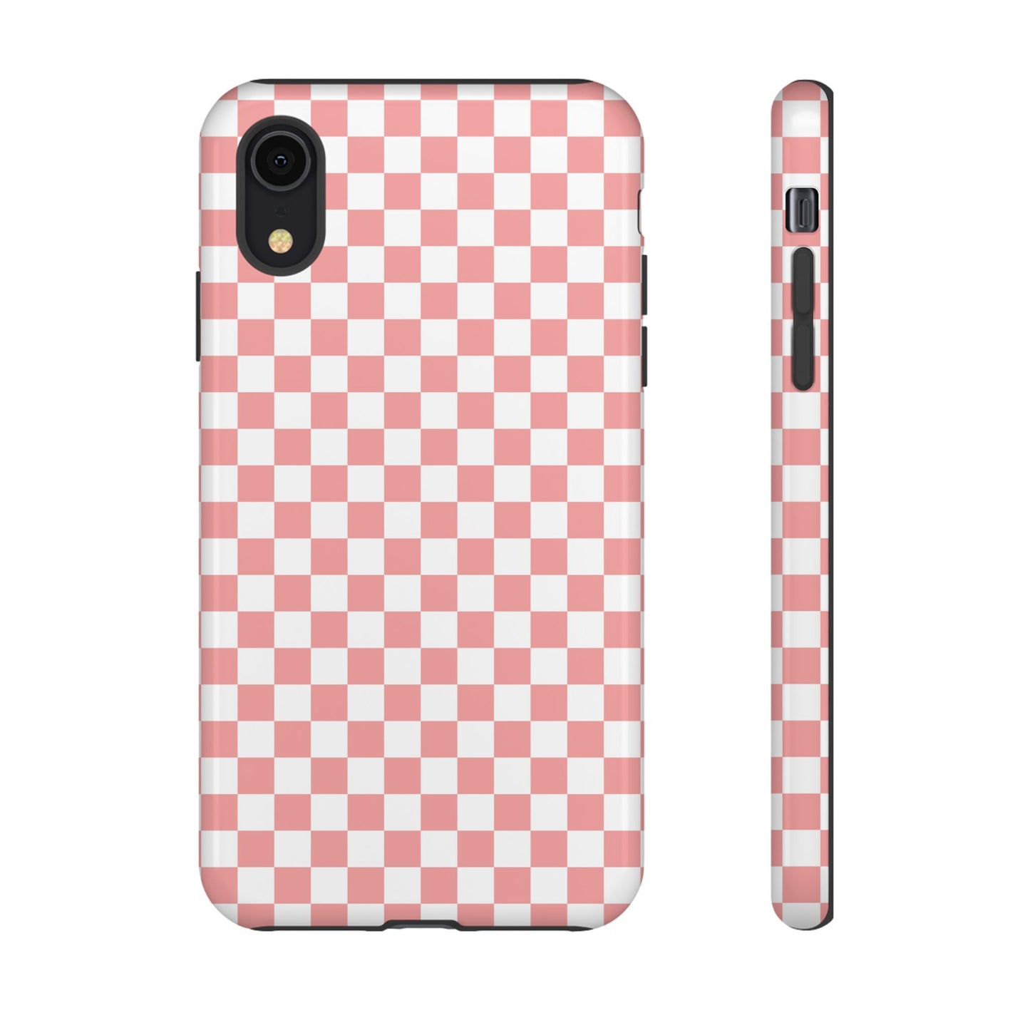 Pink Checkerboard iPhone Case