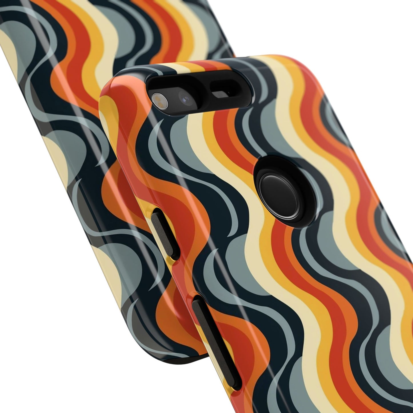 Retro Wavy Stripe Google Pixel Case