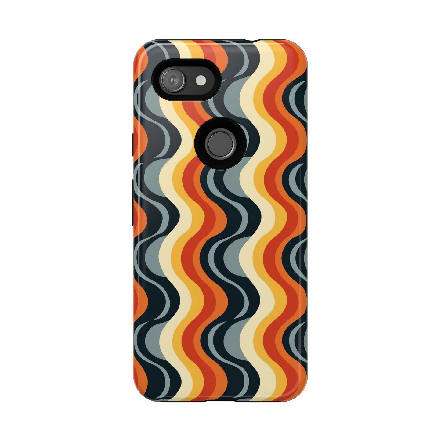 Retro Wavy Stripe Google Pixel Case