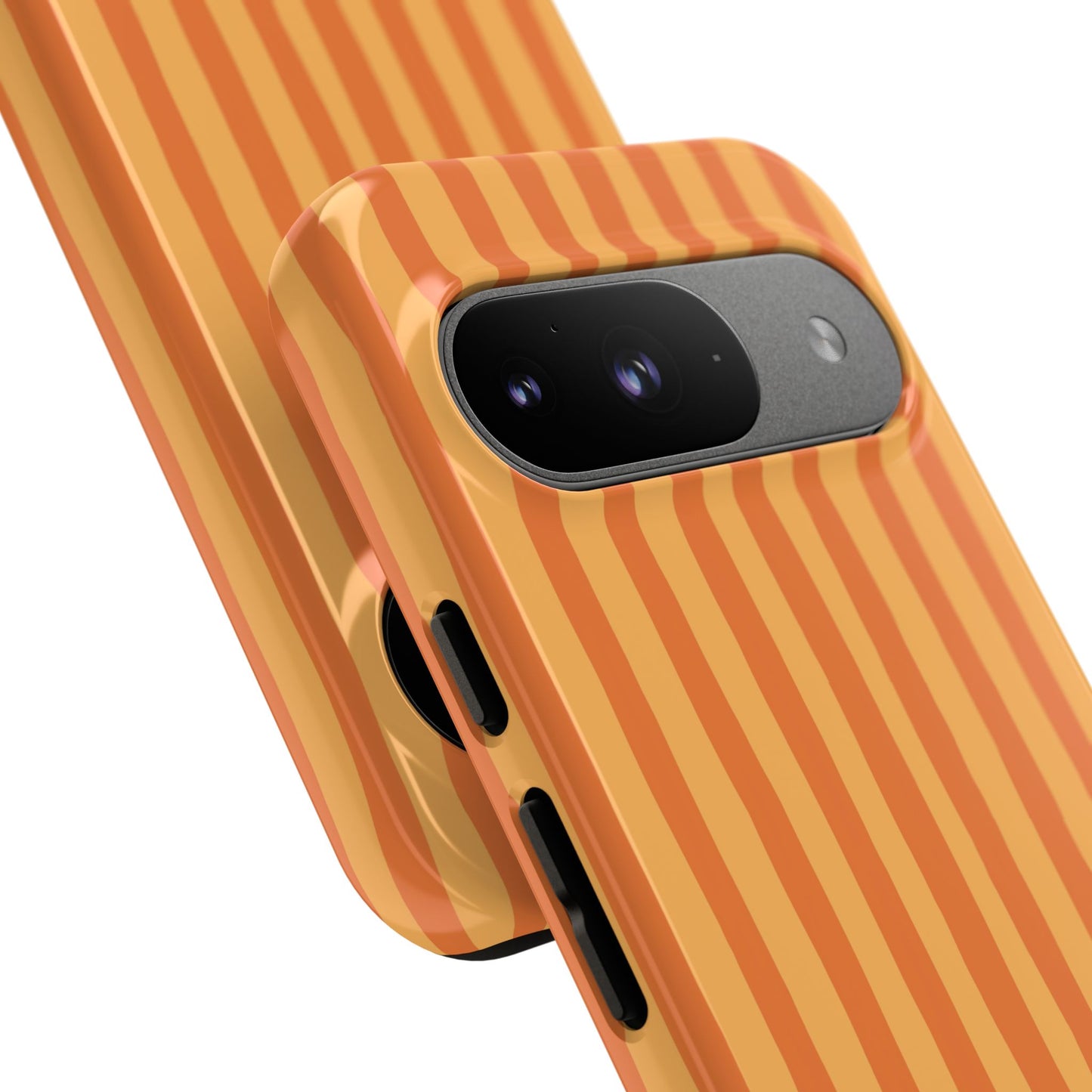 Orange Wavy Stripe Google Pixel Case