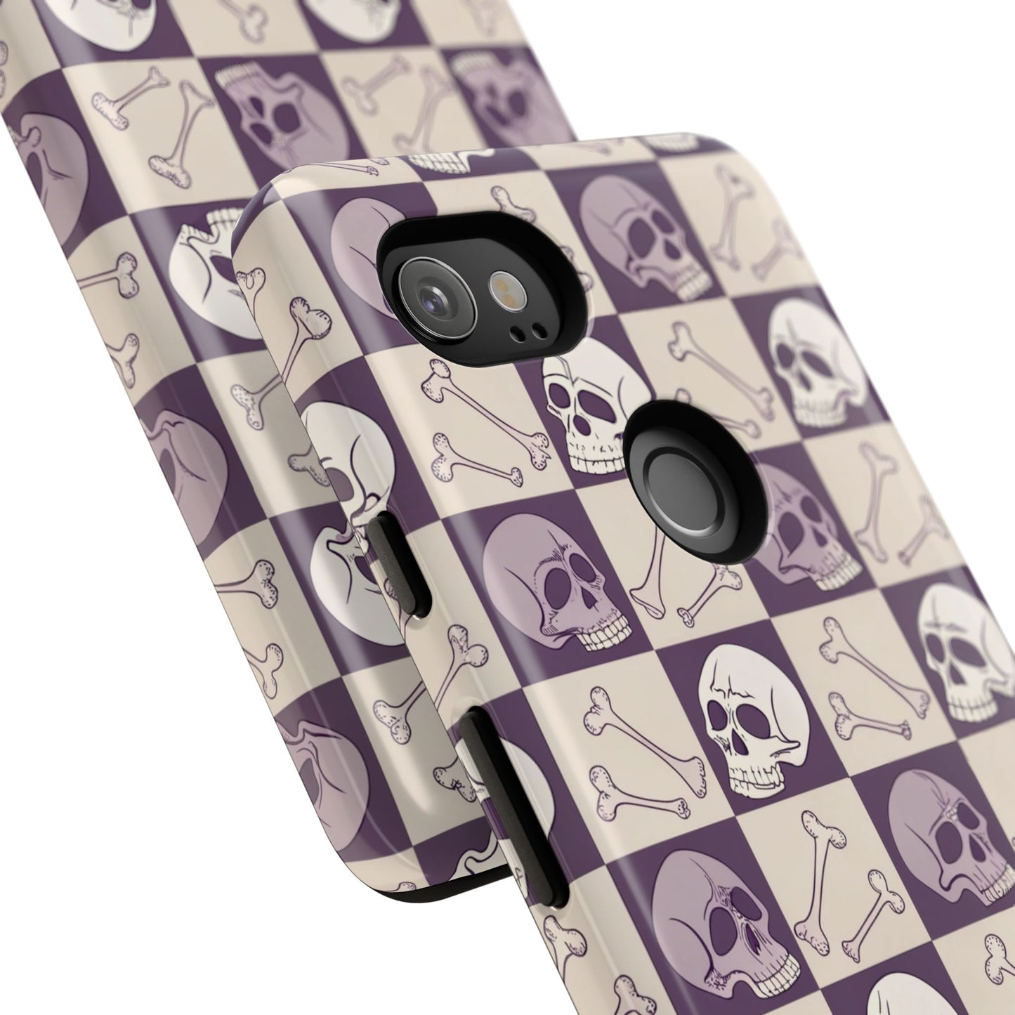Skull & Bones Checkered Google Pixel Case