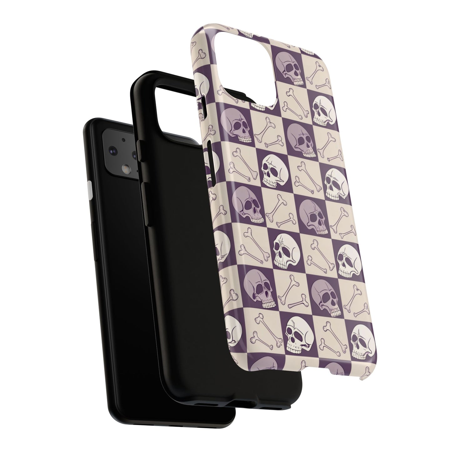 Skull & Bones Checkered Google Pixel Case