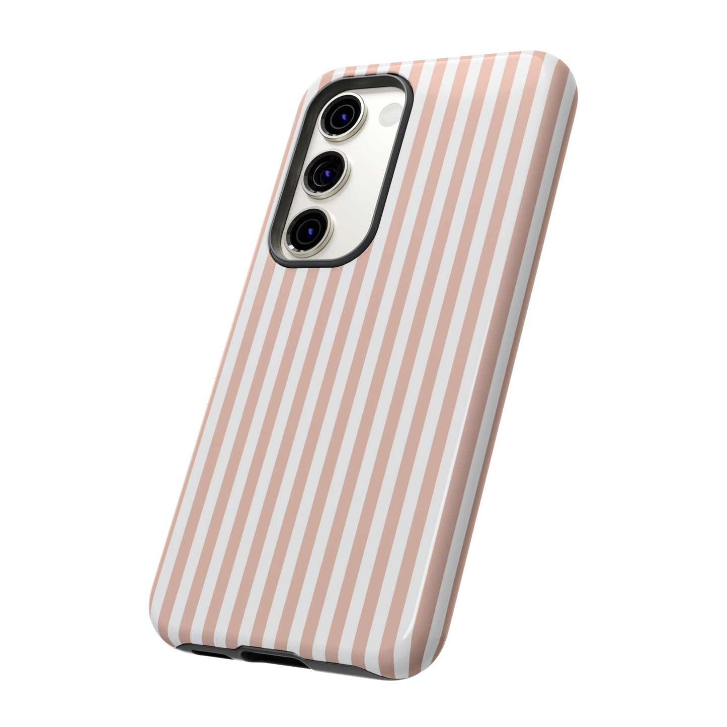 Blush & White Stripe Samsung Case