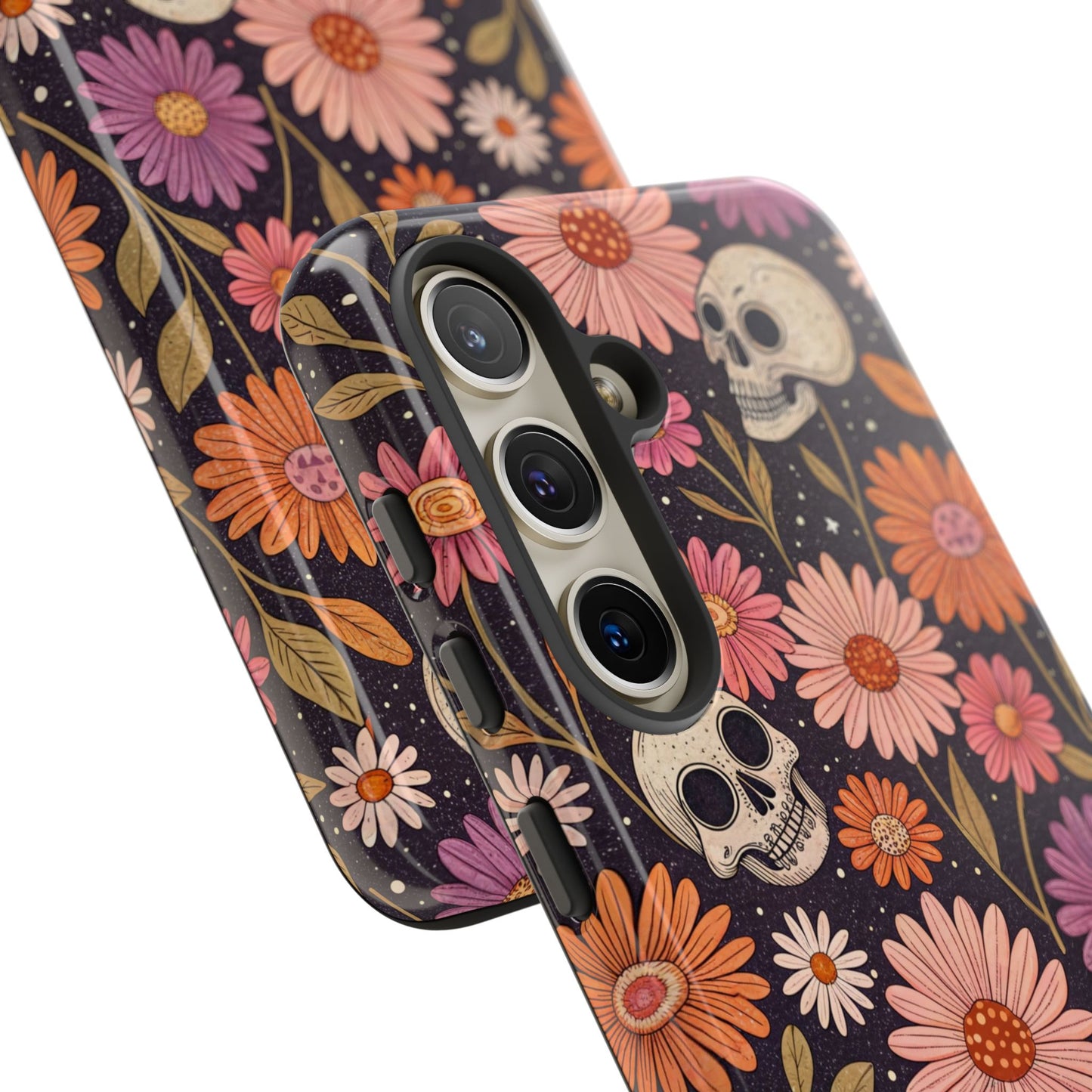 Skulls & Fall Florals Samsung Case