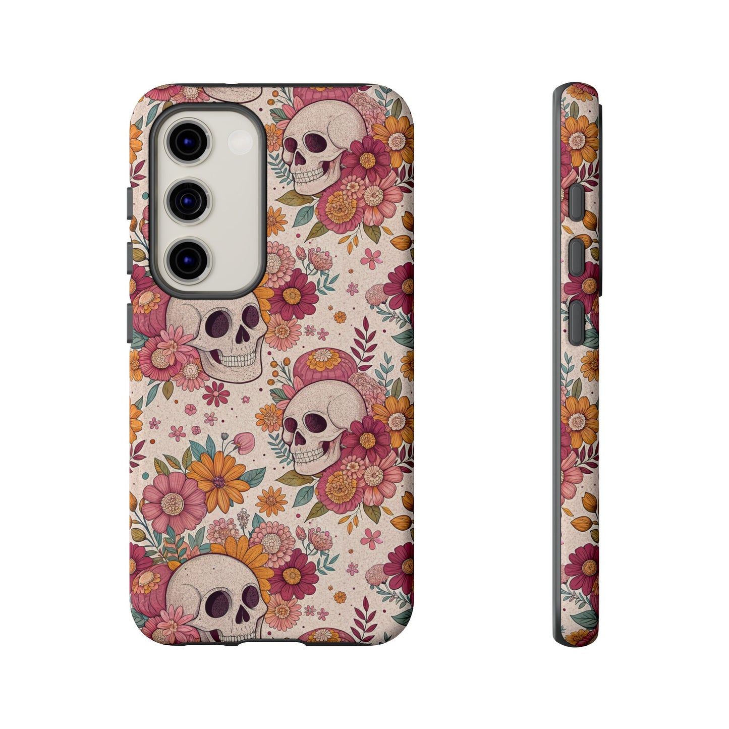 Floral Skull Samsung Case