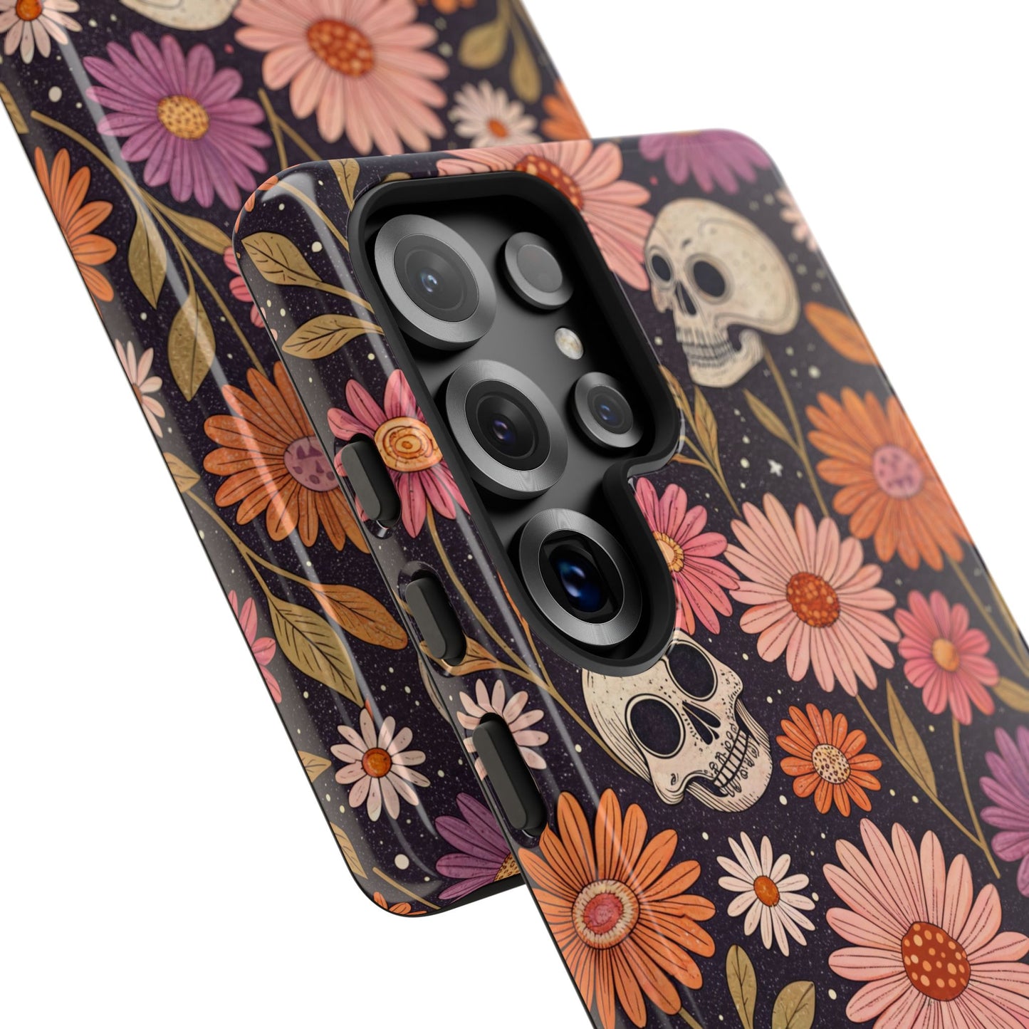 Skulls & Fall Florals Samsung Case