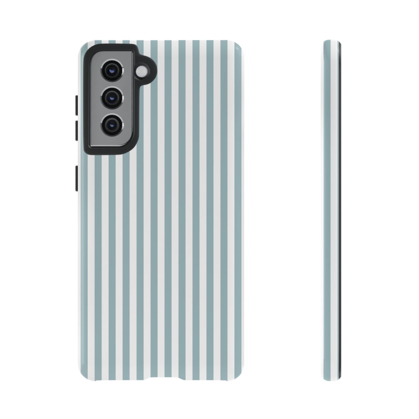 Blue & White Stripe Samsung Case