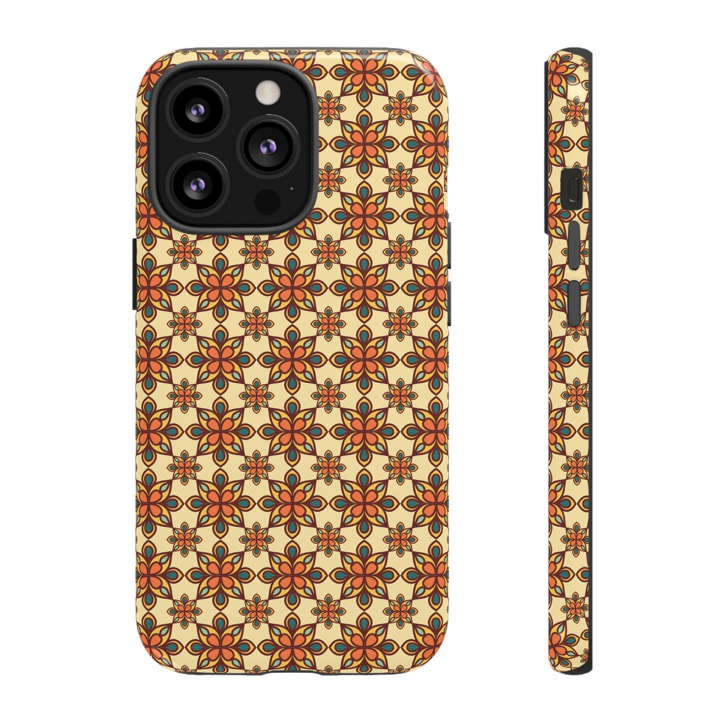 Retro Mandala Floral iPhone Case