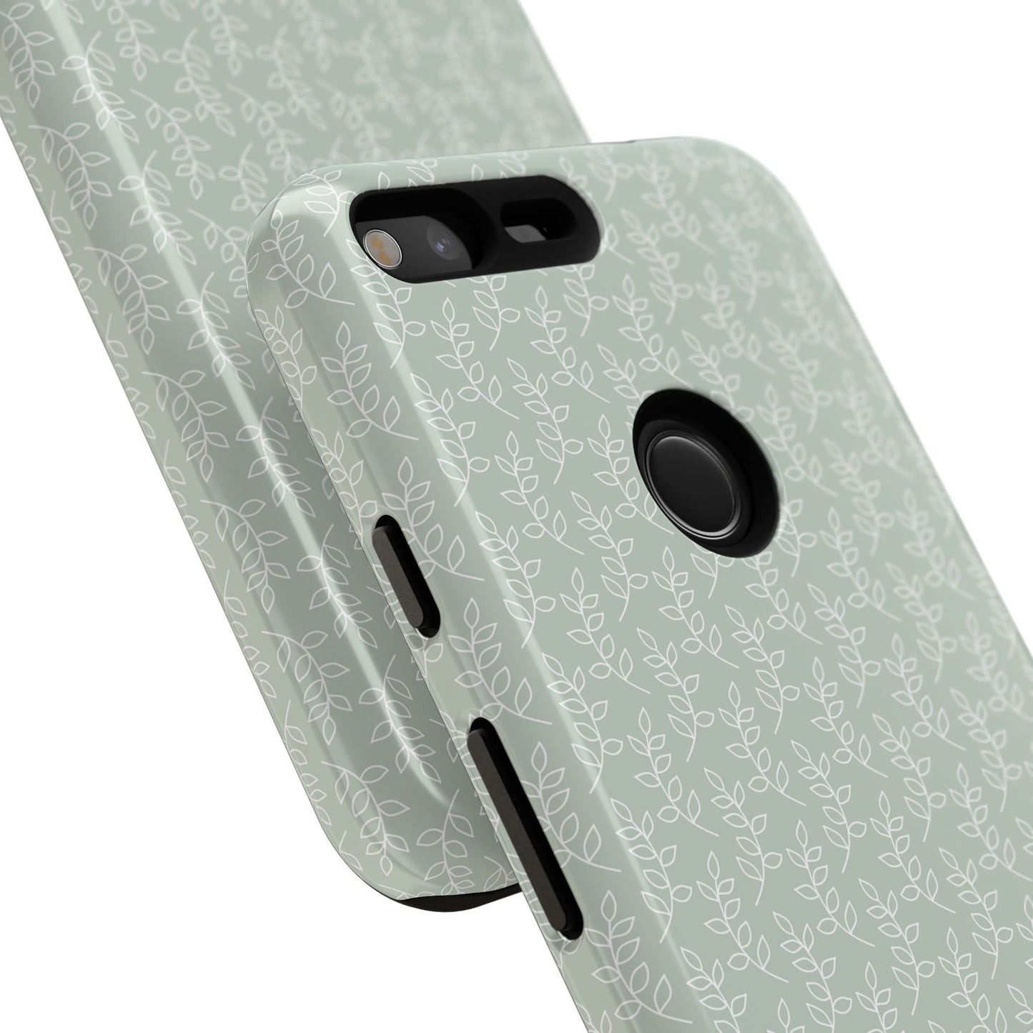 Minimal Leaf Print Google Pixel Case