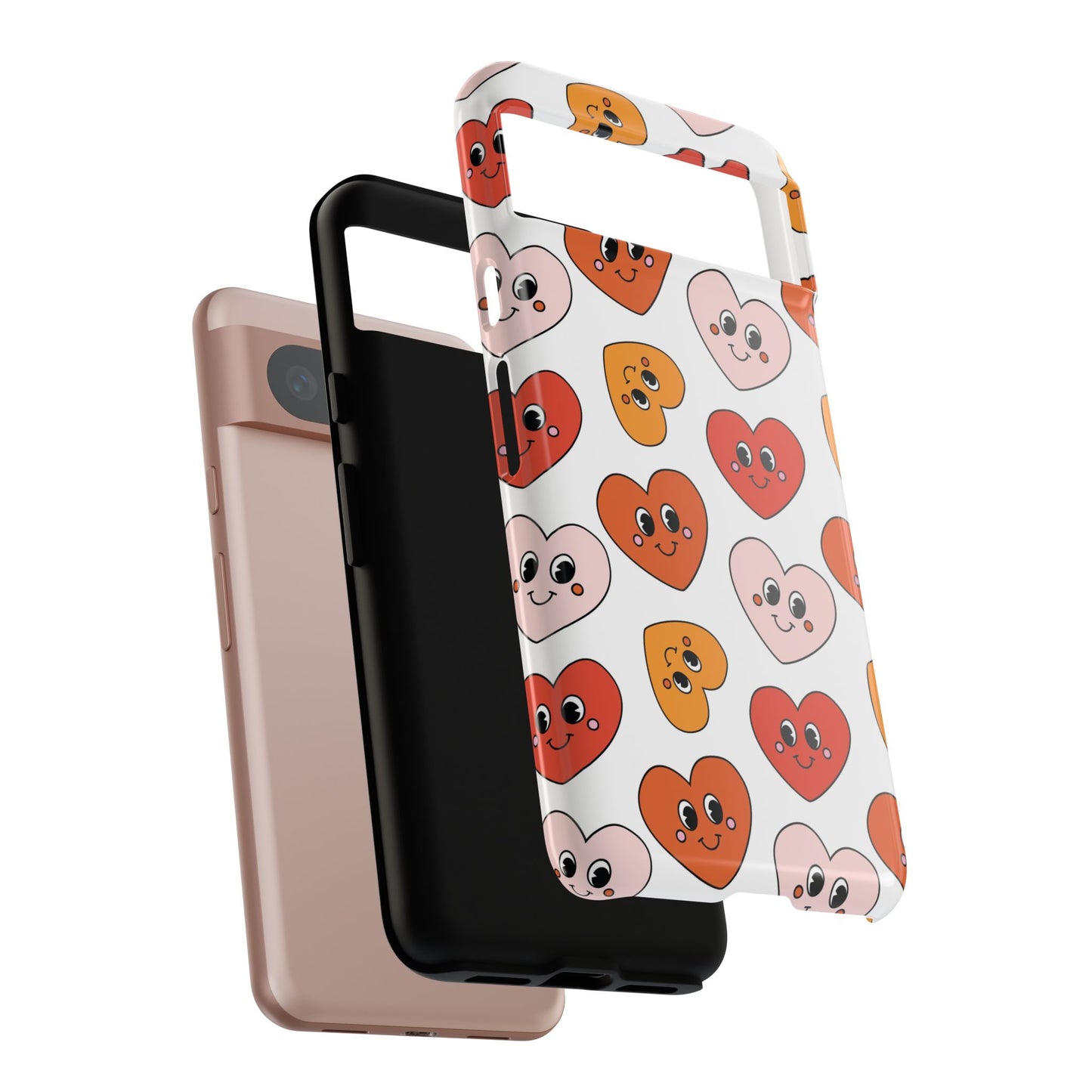 Smiley Heart Faces Google Pixel Case