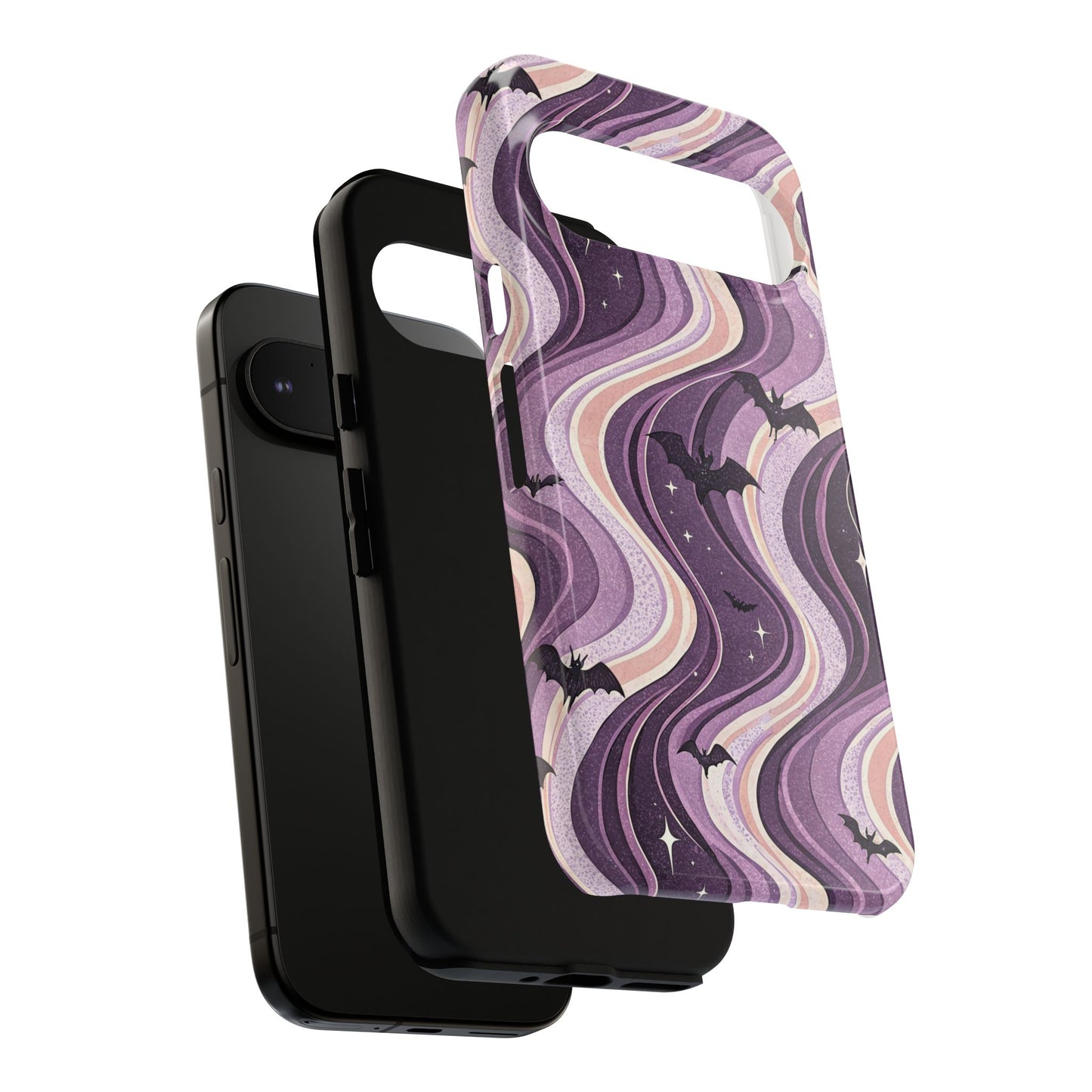 Retro Bats & Swirls Google Pixel Case