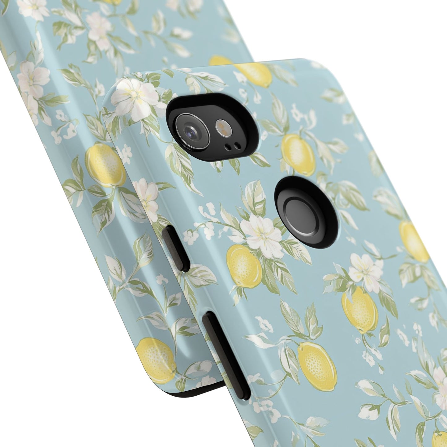 Lemon Blossom Blue Google Pixel Case