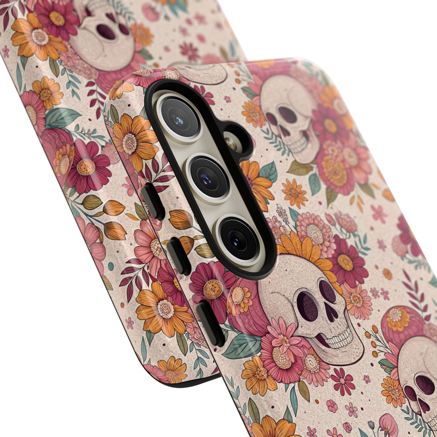 Floral Skull Samsung Case