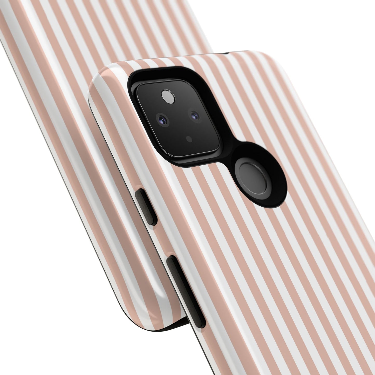 Blush & White Stripe Google Pixel Case