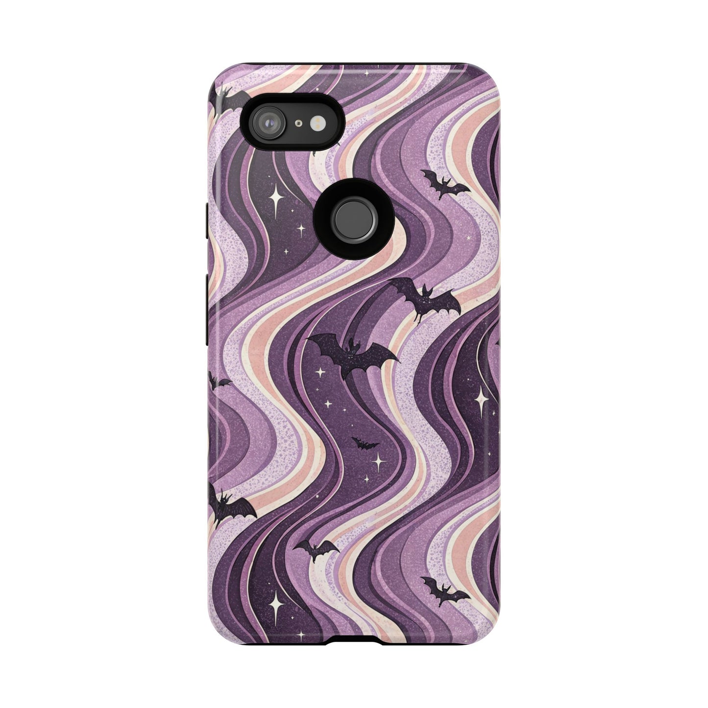 Retro Bats & Swirls Google Pixel Case