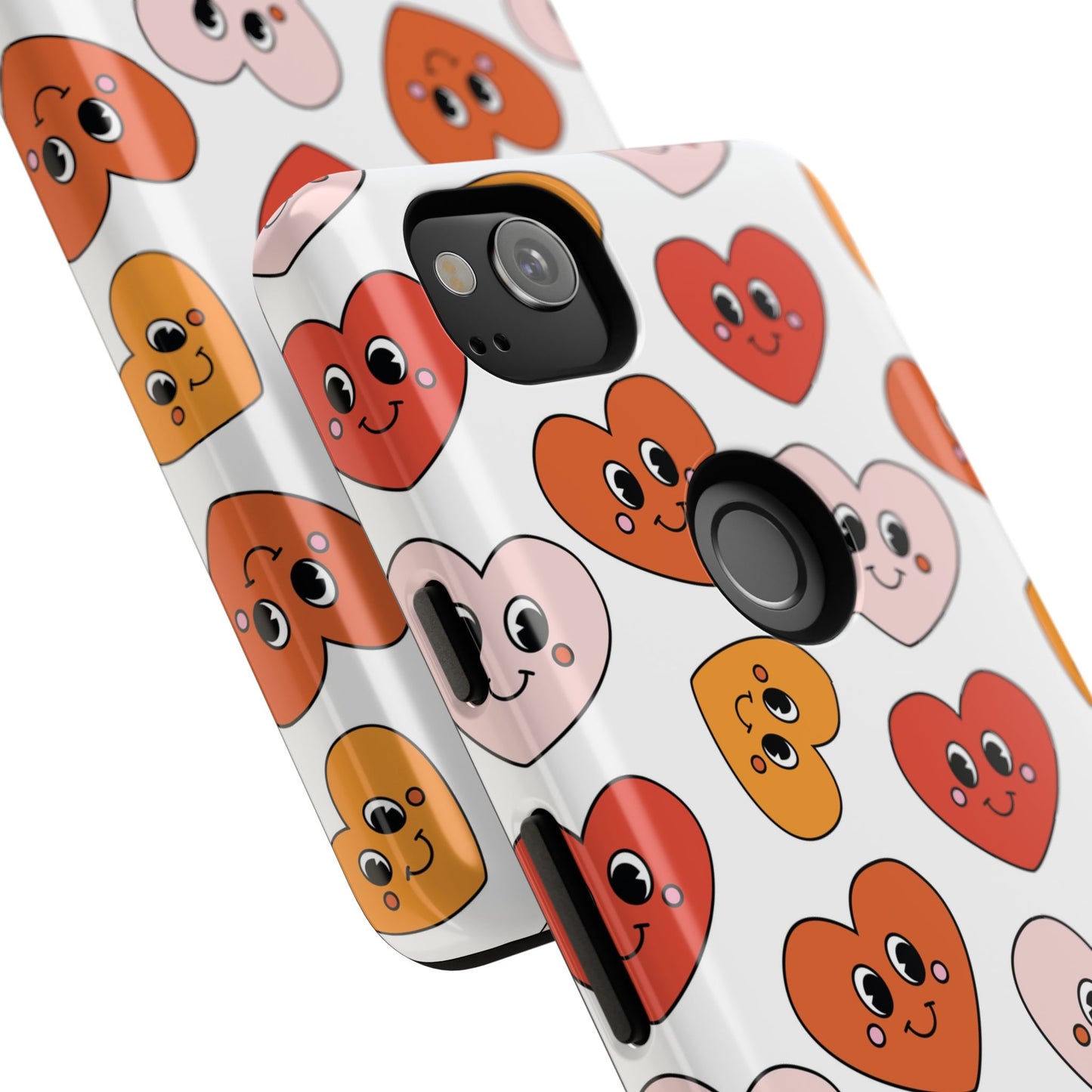 Smiley Heart Faces Google Pixel Case