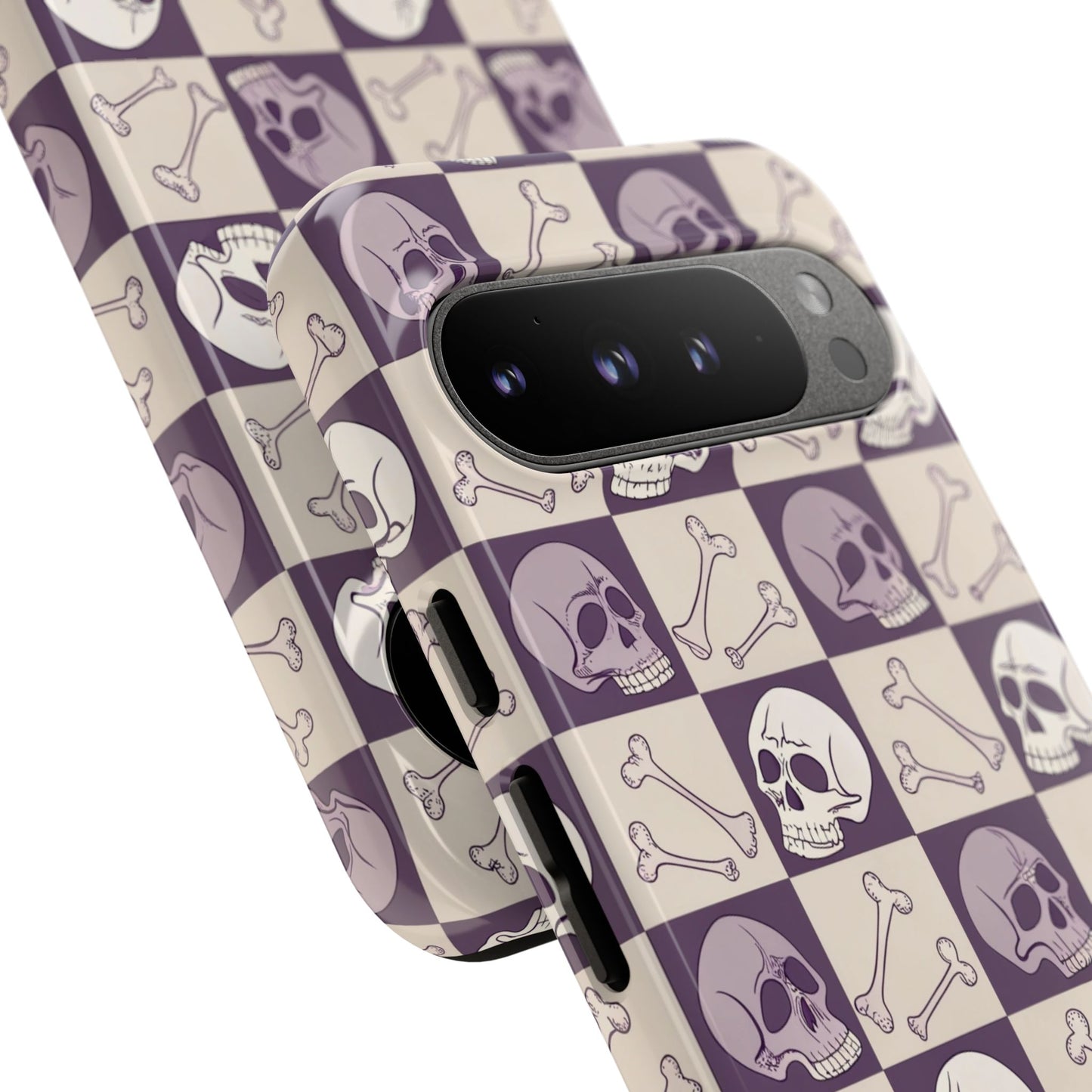 Skull & Bones Checkered Google Pixel Case