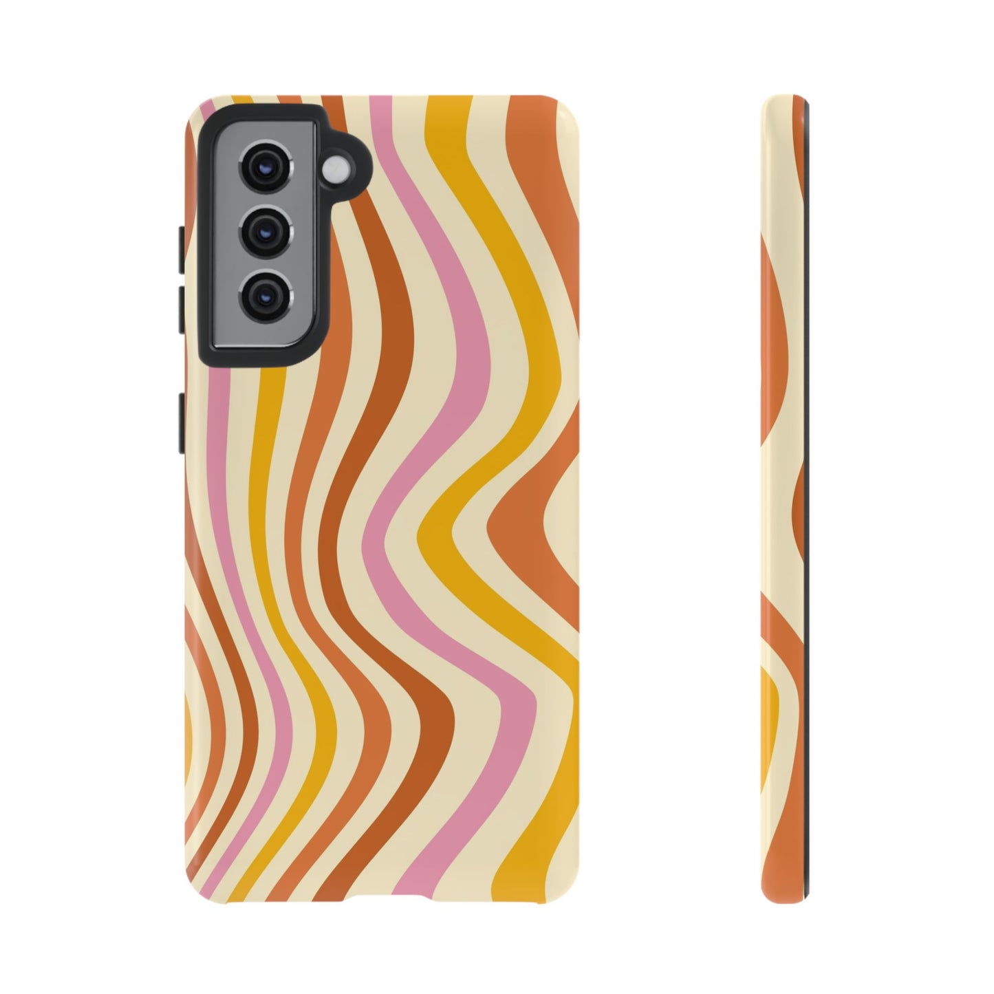 Retro Sunset Wave Samsung Case